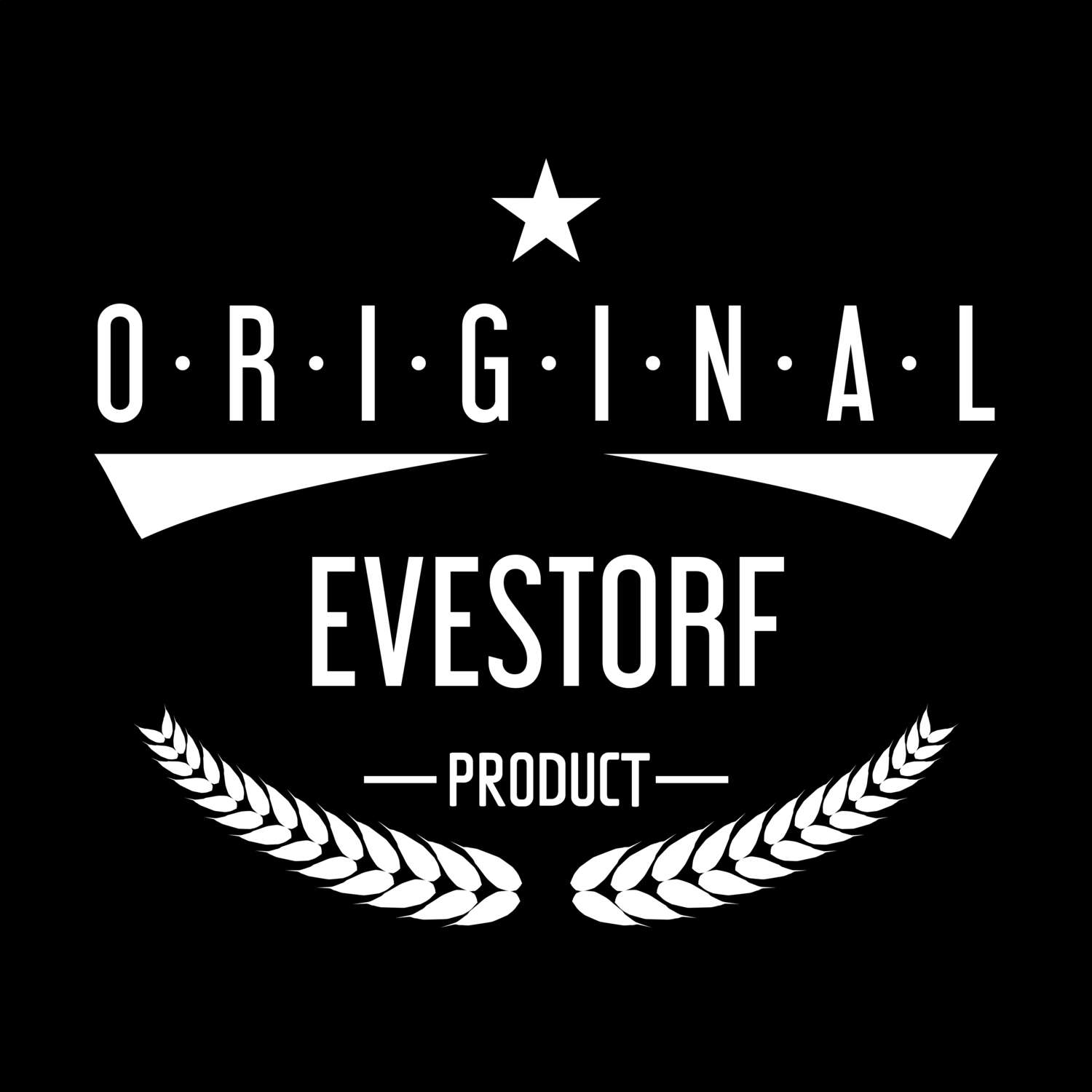 T-Shirt »Original Product« für den Ort »Evestorf«