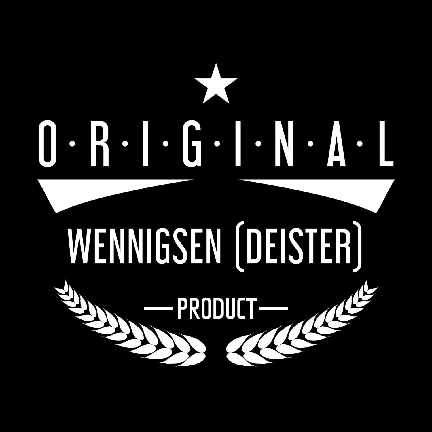 T-Shirt »Original Product« für den Ort »Wennigsen (Deister)«