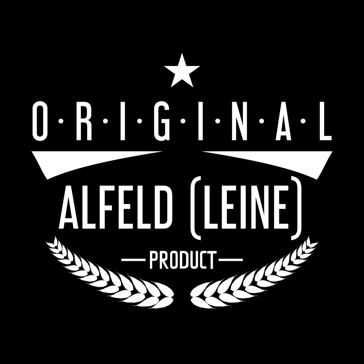 T-Shirt »Original Product« für den Ort »Alfeld (Leine)«