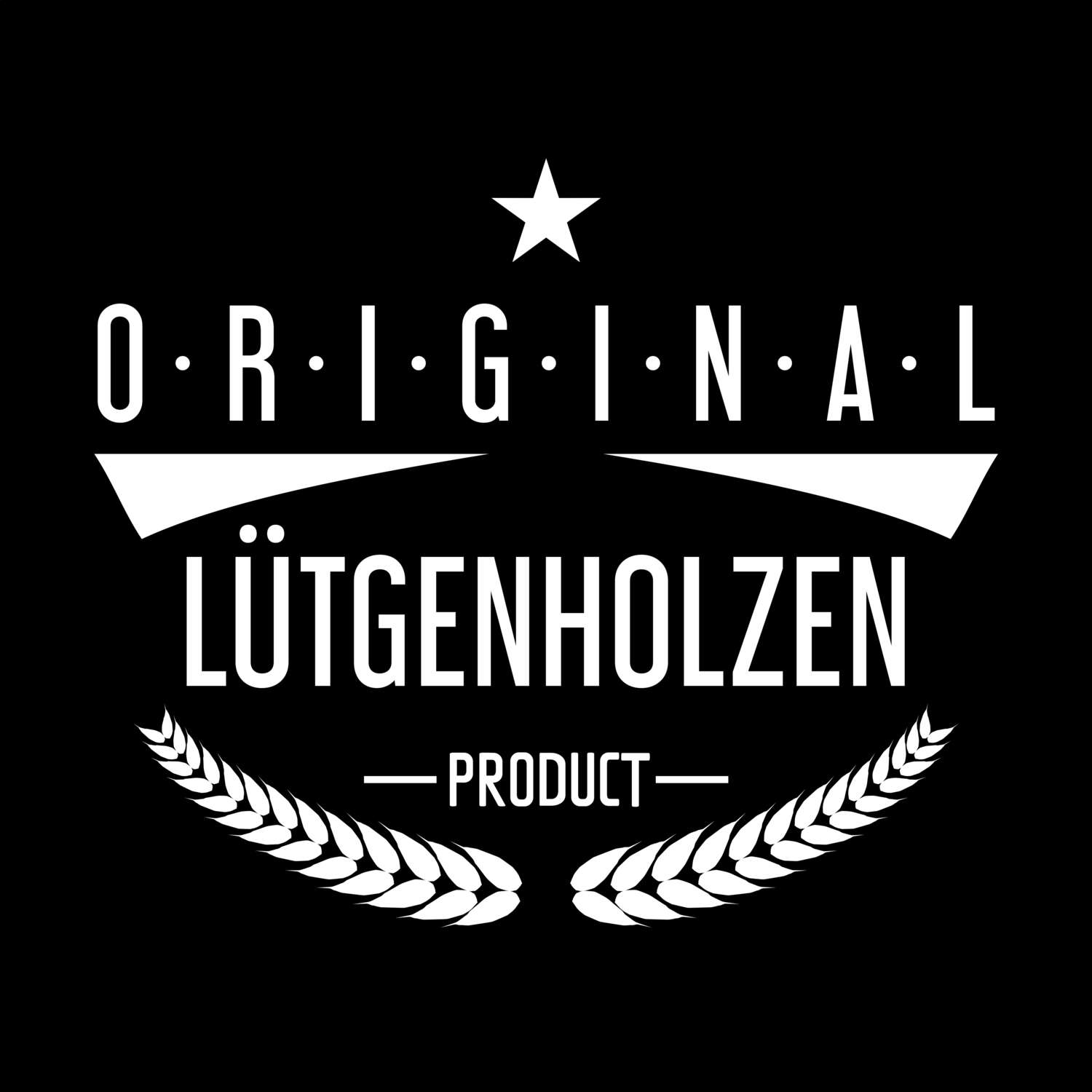 T-Shirt »Original Product« für den Ort »Lütgenholzen«
