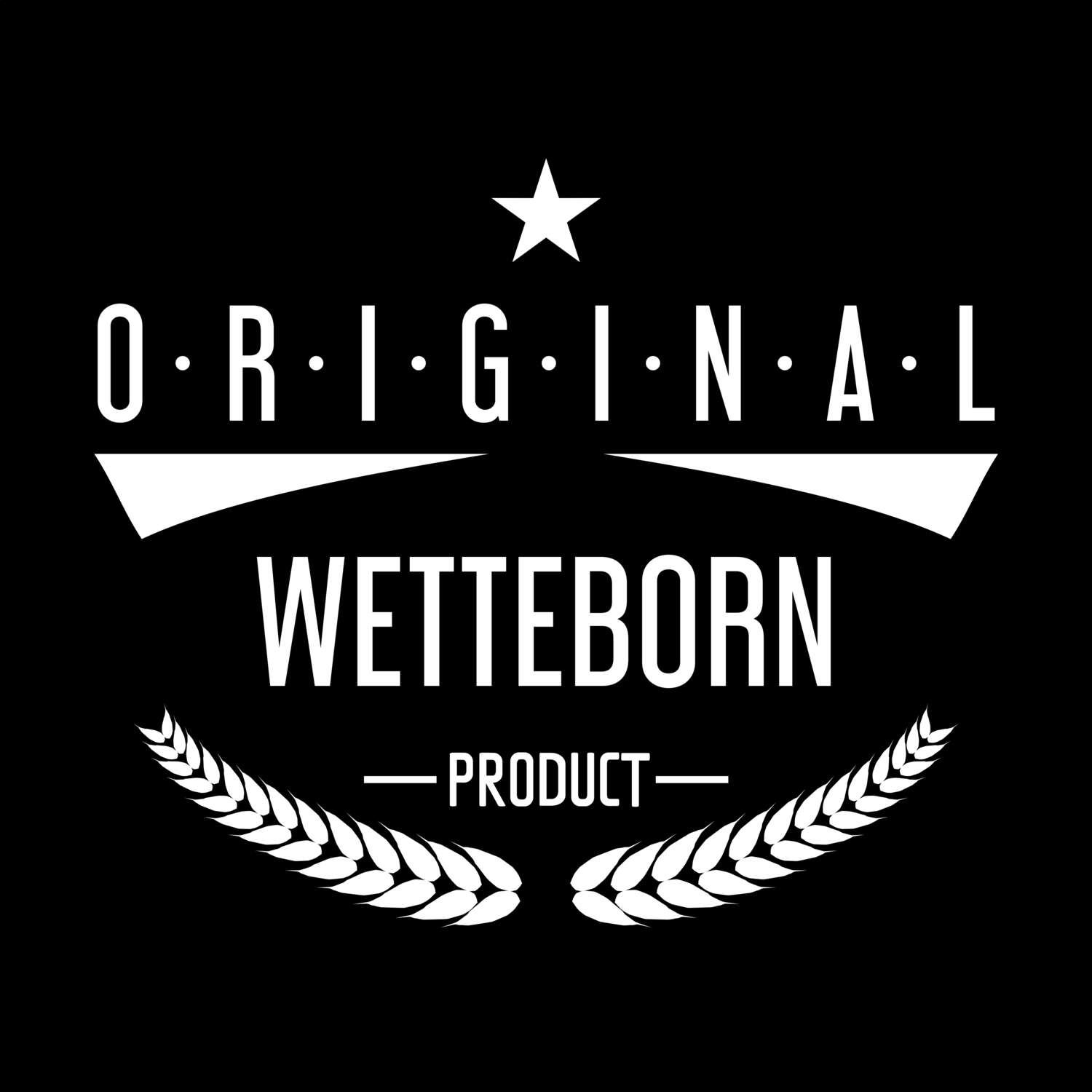 T-Shirt »Original Product« für den Ort »Wetteborn«