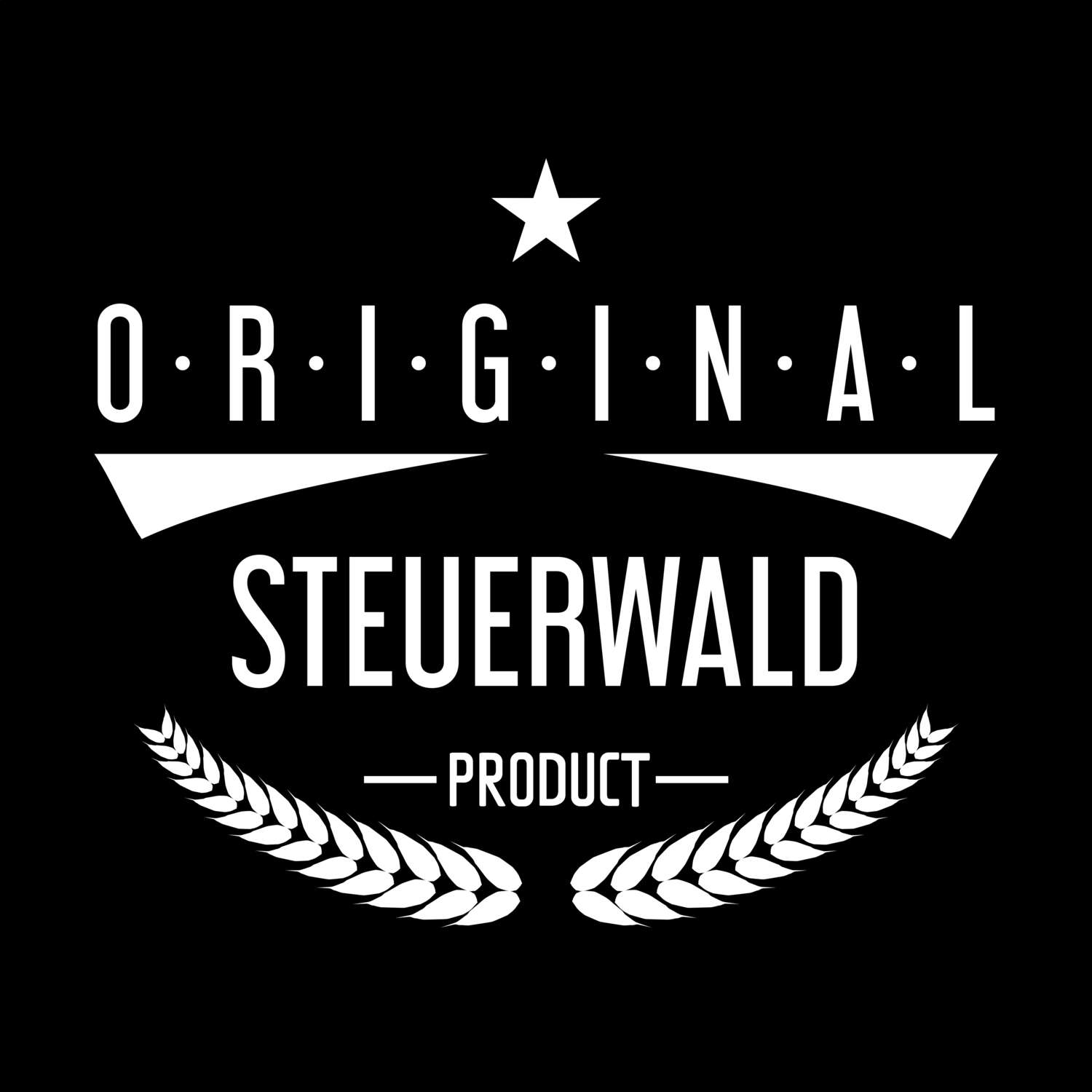 T-Shirt »Original Product« für den Ort »Steuerwald«