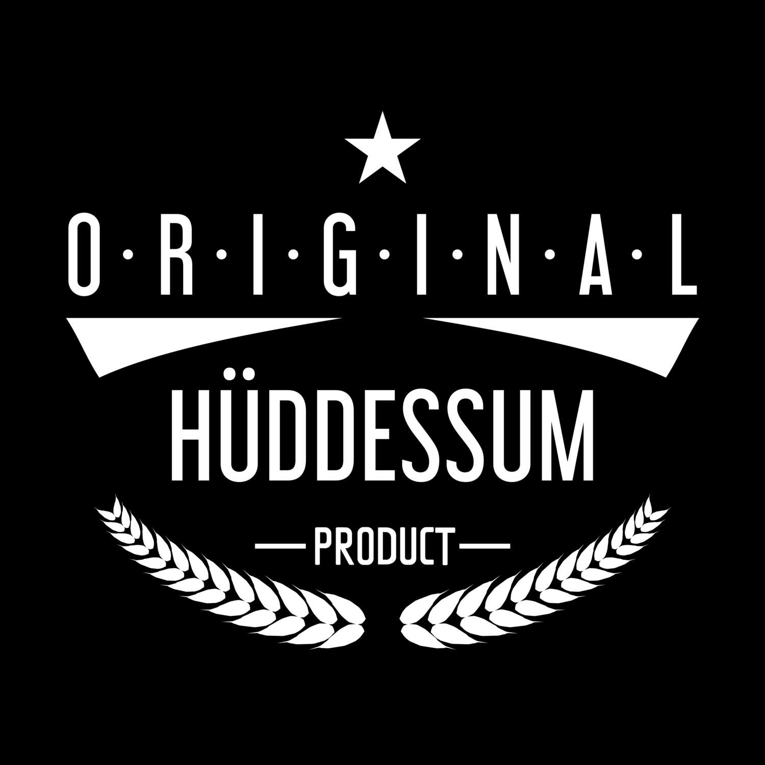 T-Shirt »Original Product« für den Ort »Hüddessum«