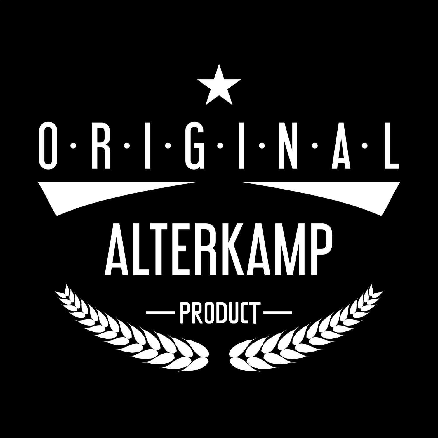 T-Shirt »Original Product« für den Ort »Alterkamp«