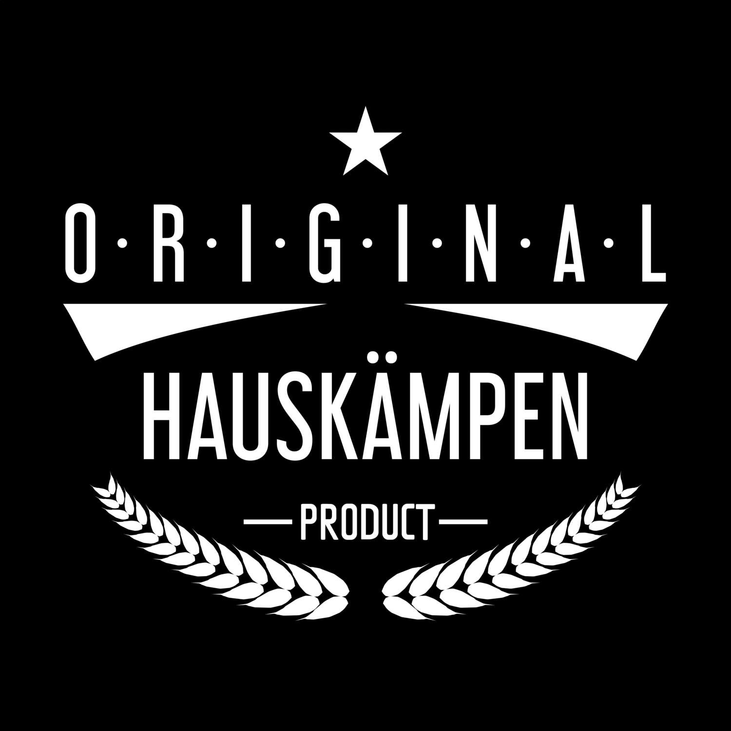 T-Shirt »Original Product« für den Ort »Hauskämpen«