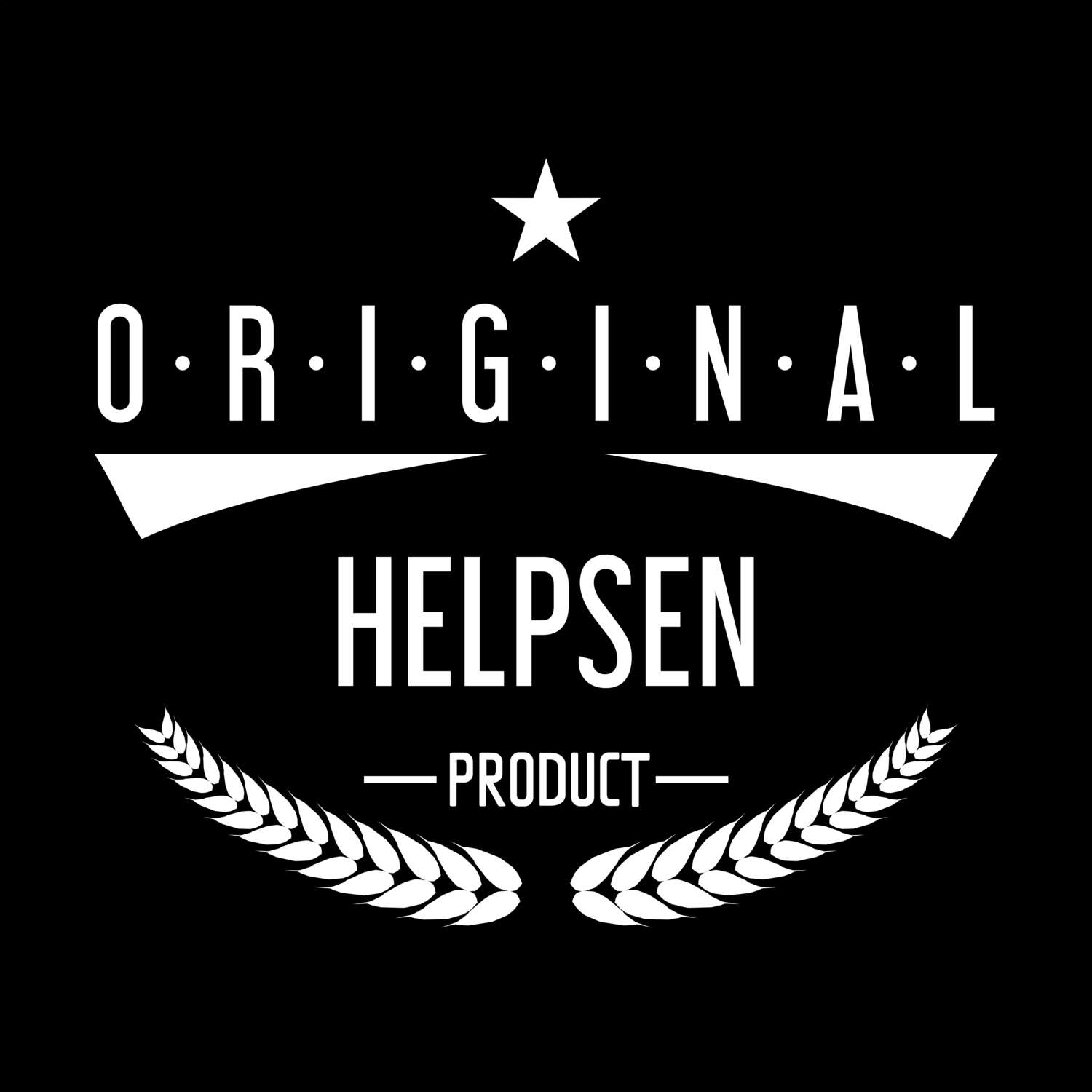 T-Shirt »Original Product« für den Ort »Helpsen«