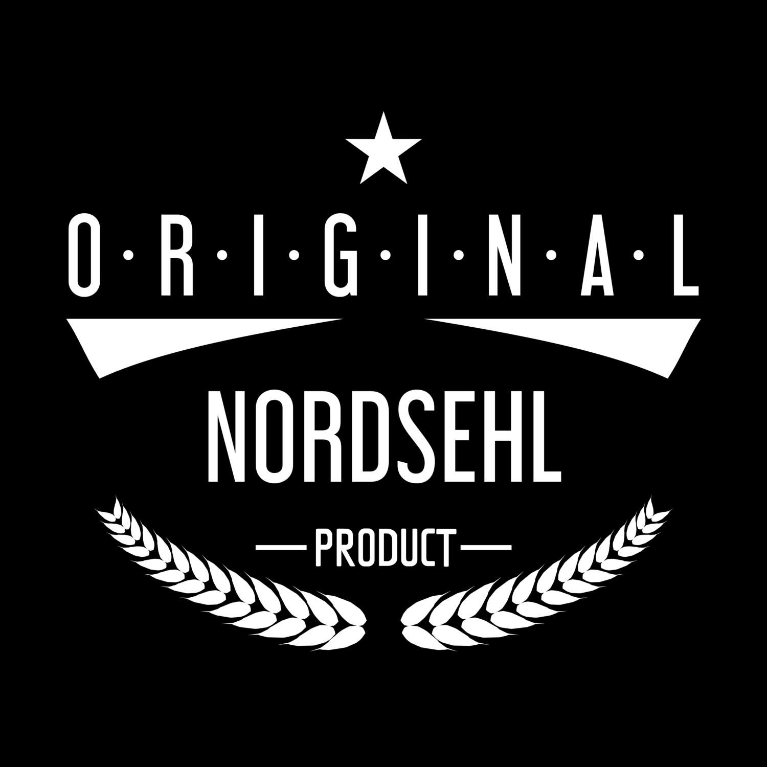 T-Shirt »Original Product« für den Ort »Nordsehl«