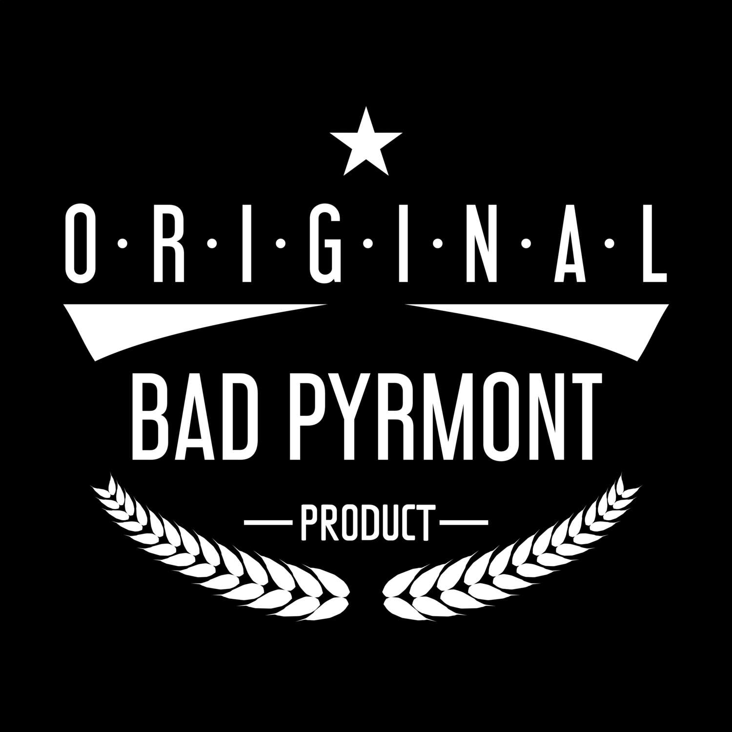 T-Shirt »Original Product« für den Ort »Bad Pyrmont«