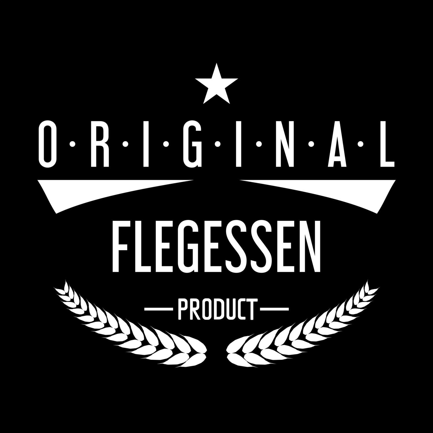 T-Shirt »Original Product« für den Ort »Flegessen«