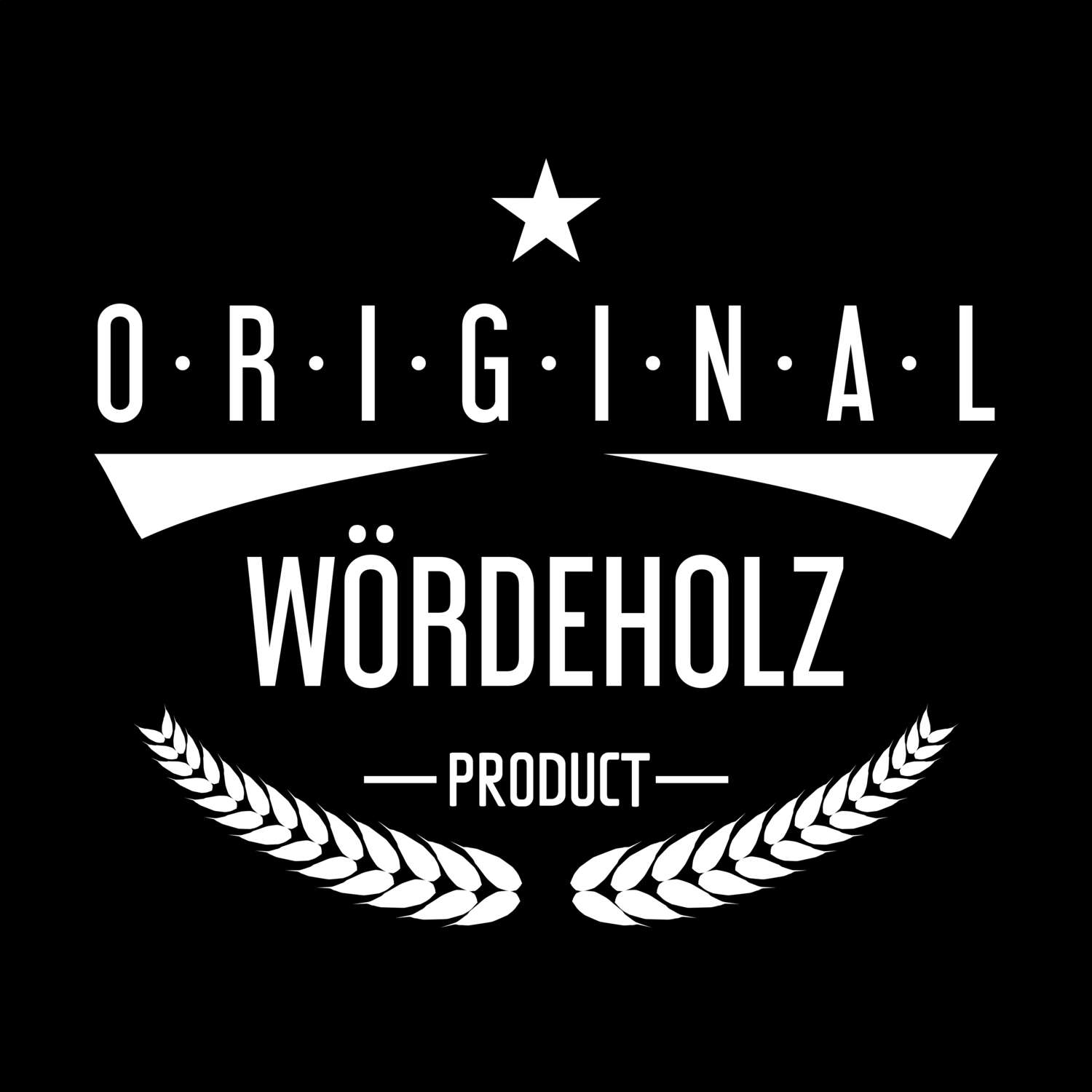 T-Shirt »Original Product« für den Ort »Wördeholz«