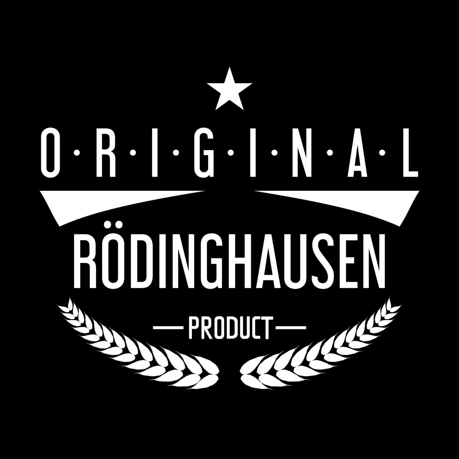 T-Shirt »Original Product« für den Ort »Rödinghausen«