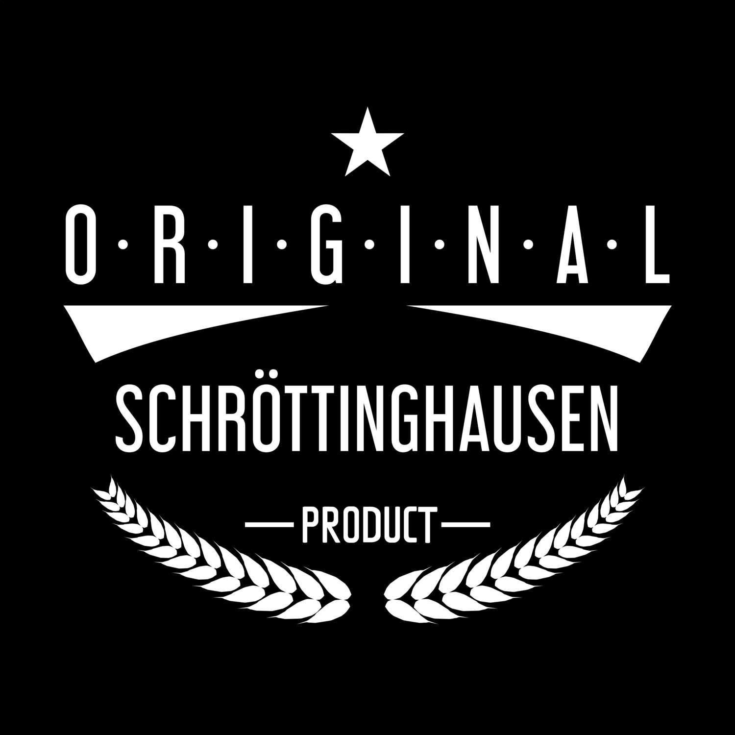 T-Shirt »Original Product« für den Ort »Schröttinghausen«