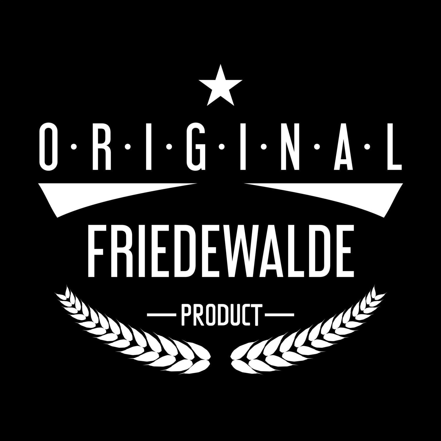 T-Shirt »Original Product« für den Ort »Friedewalde«