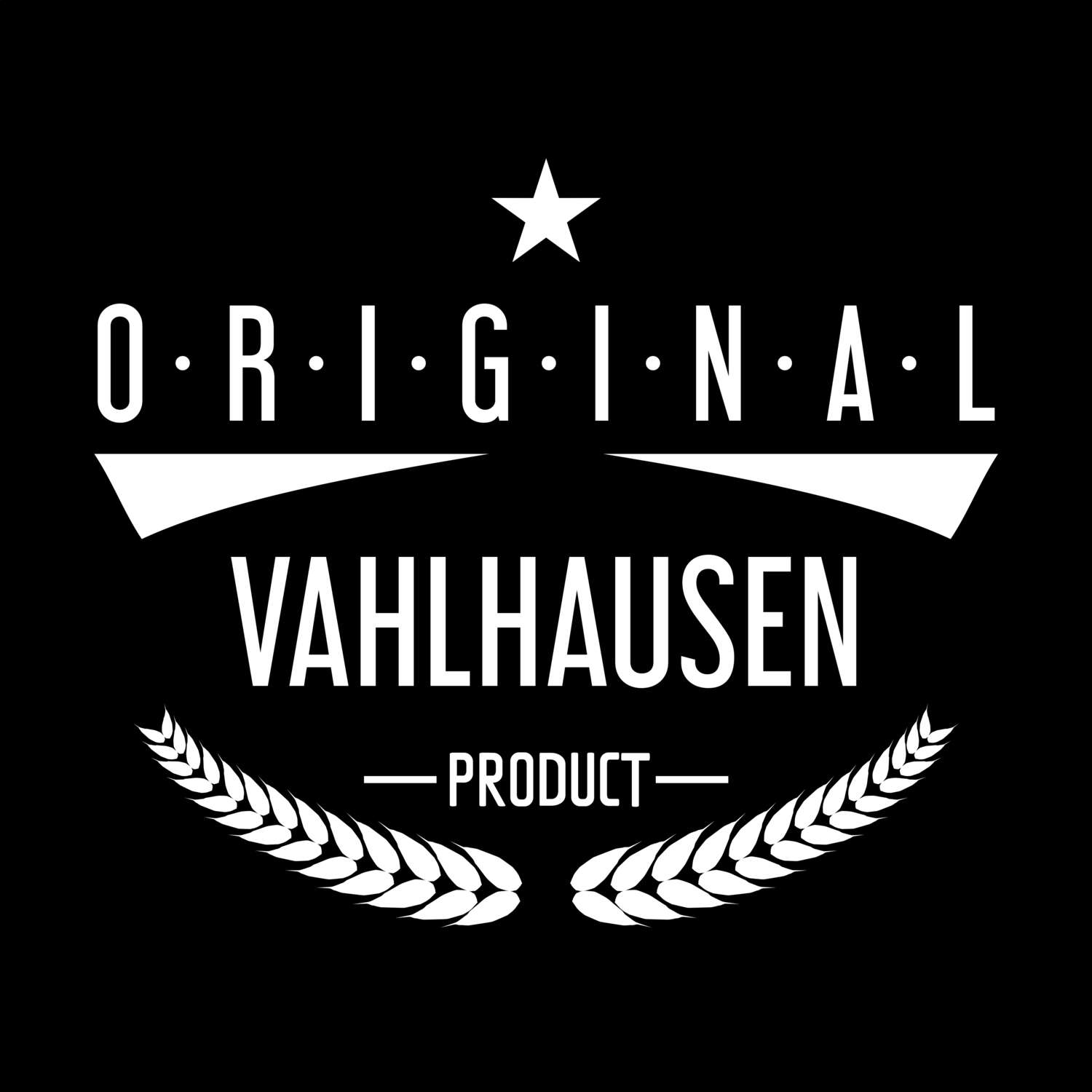 T-Shirt »Original Product« für den Ort »Vahlhausen«