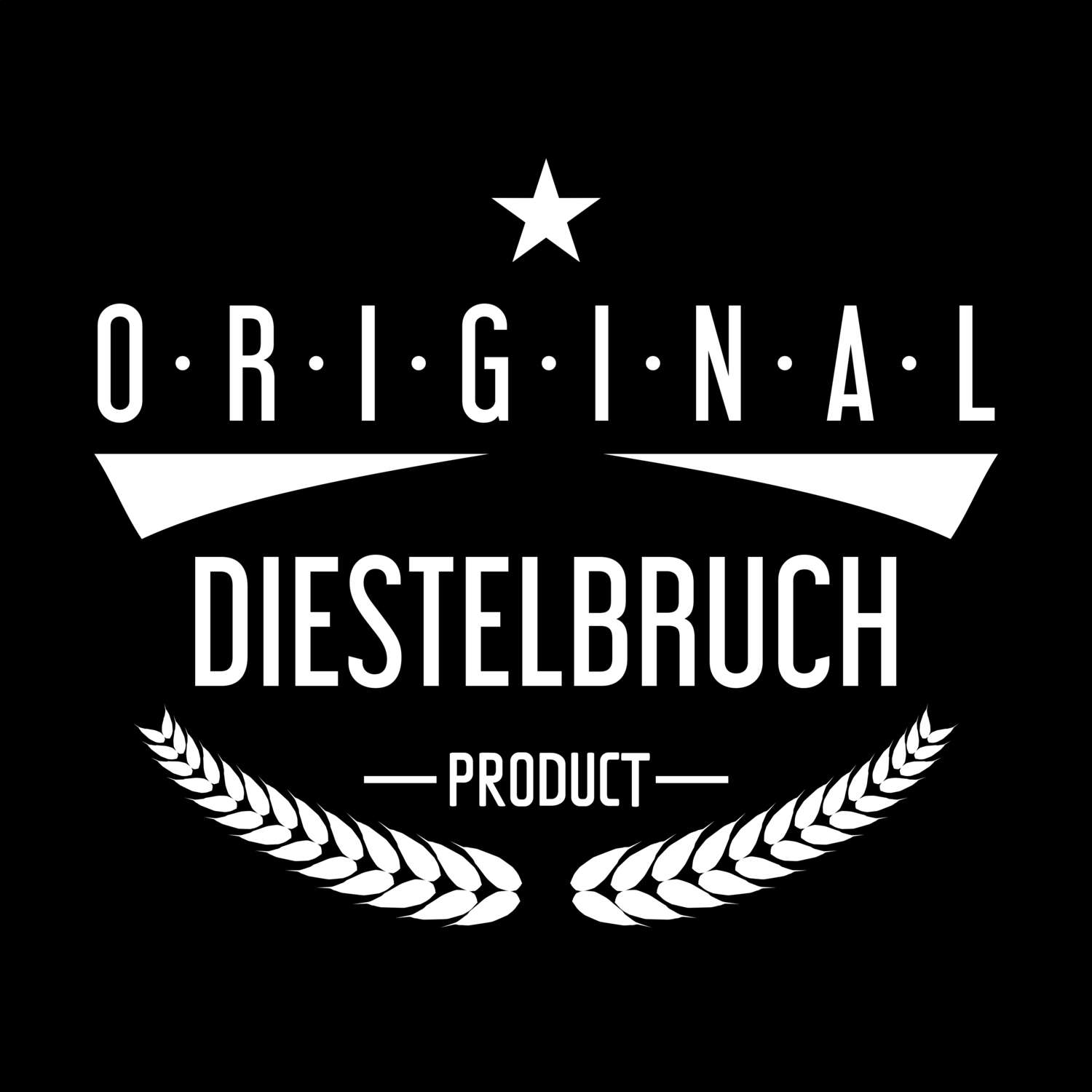 T-Shirt »Original Product« für den Ort »Diestelbruch«