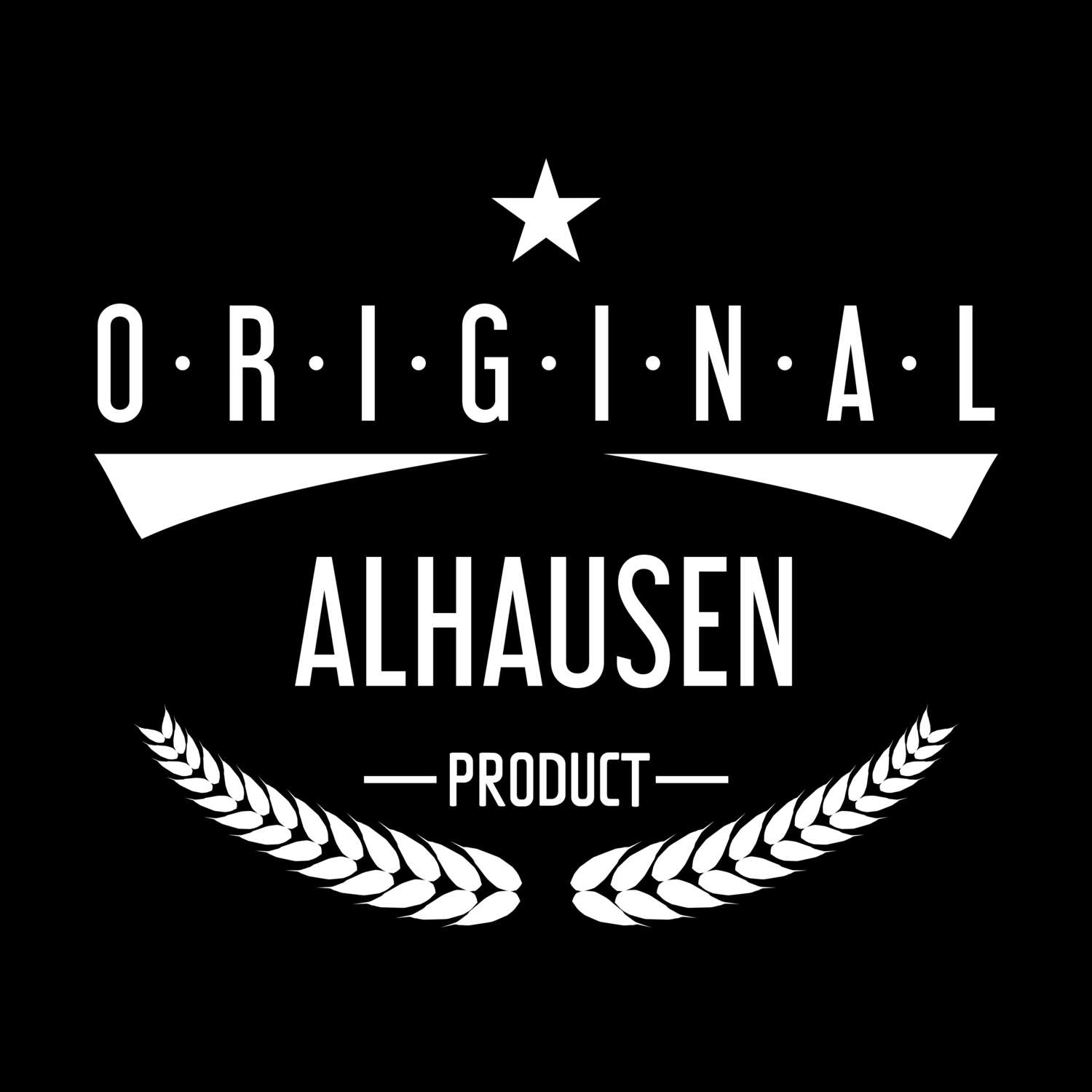 T-Shirt »Original Product« für den Ort »Alhausen«