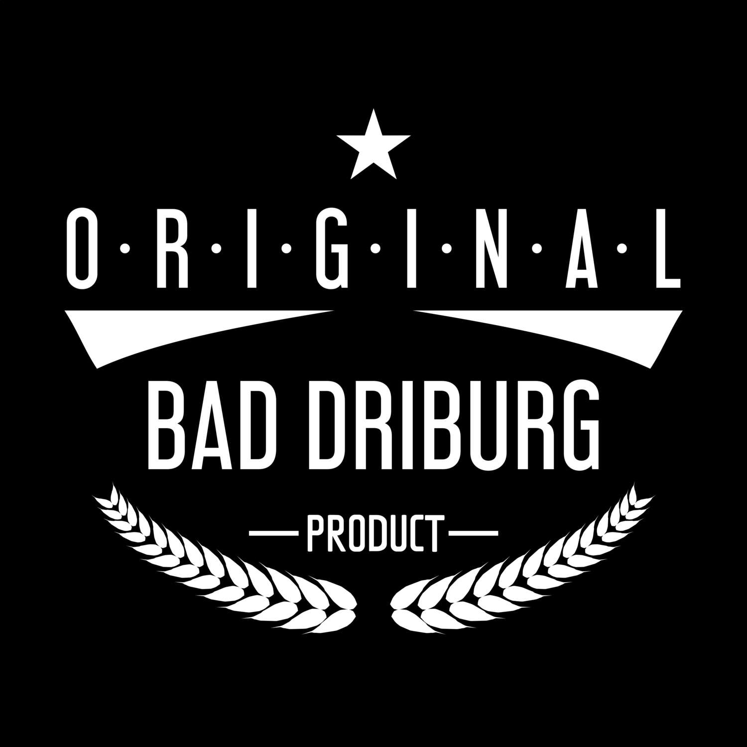 T-Shirt »Original Product« für den Ort »Bad Driburg«