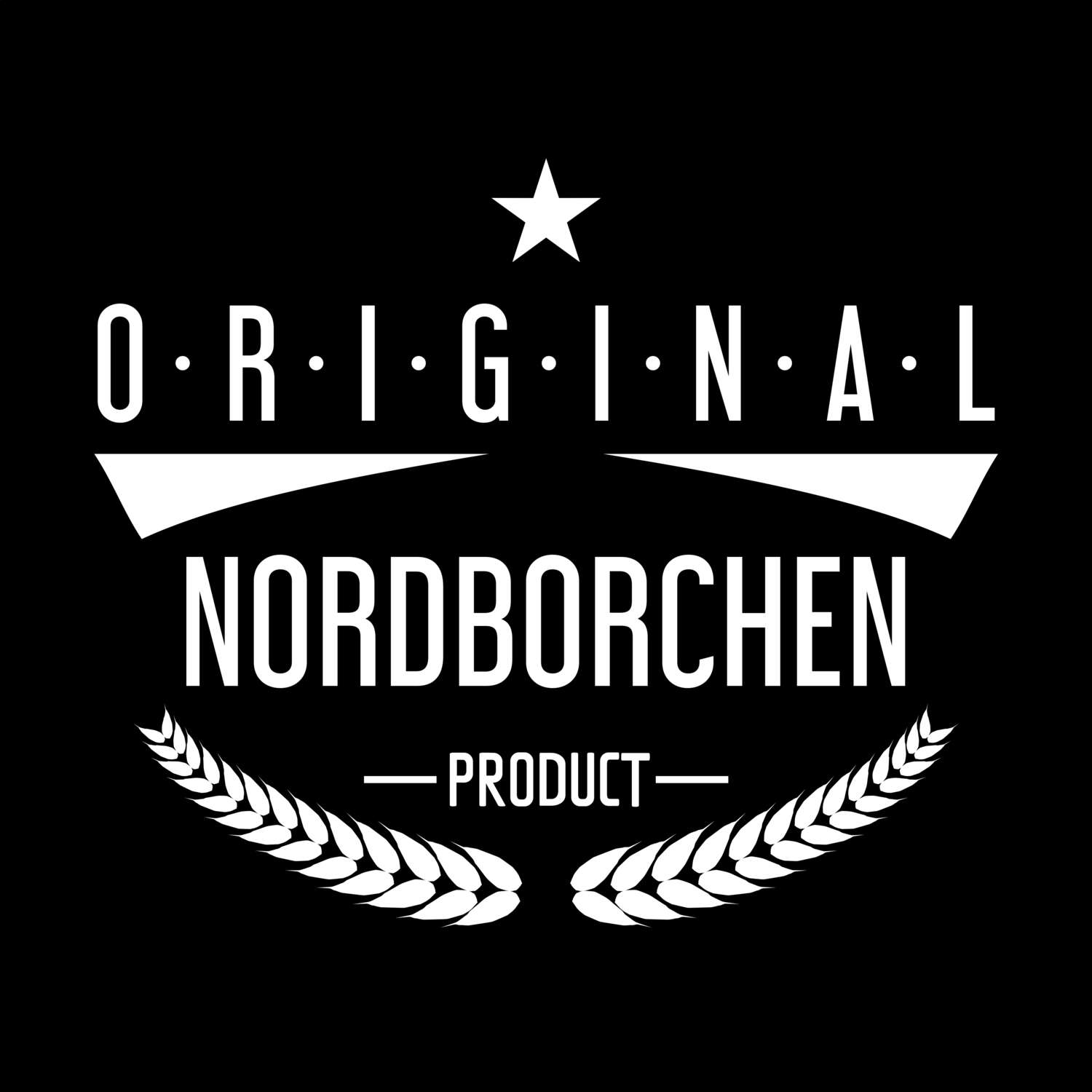 T-Shirt »Original Product« für den Ort »Nordborchen«