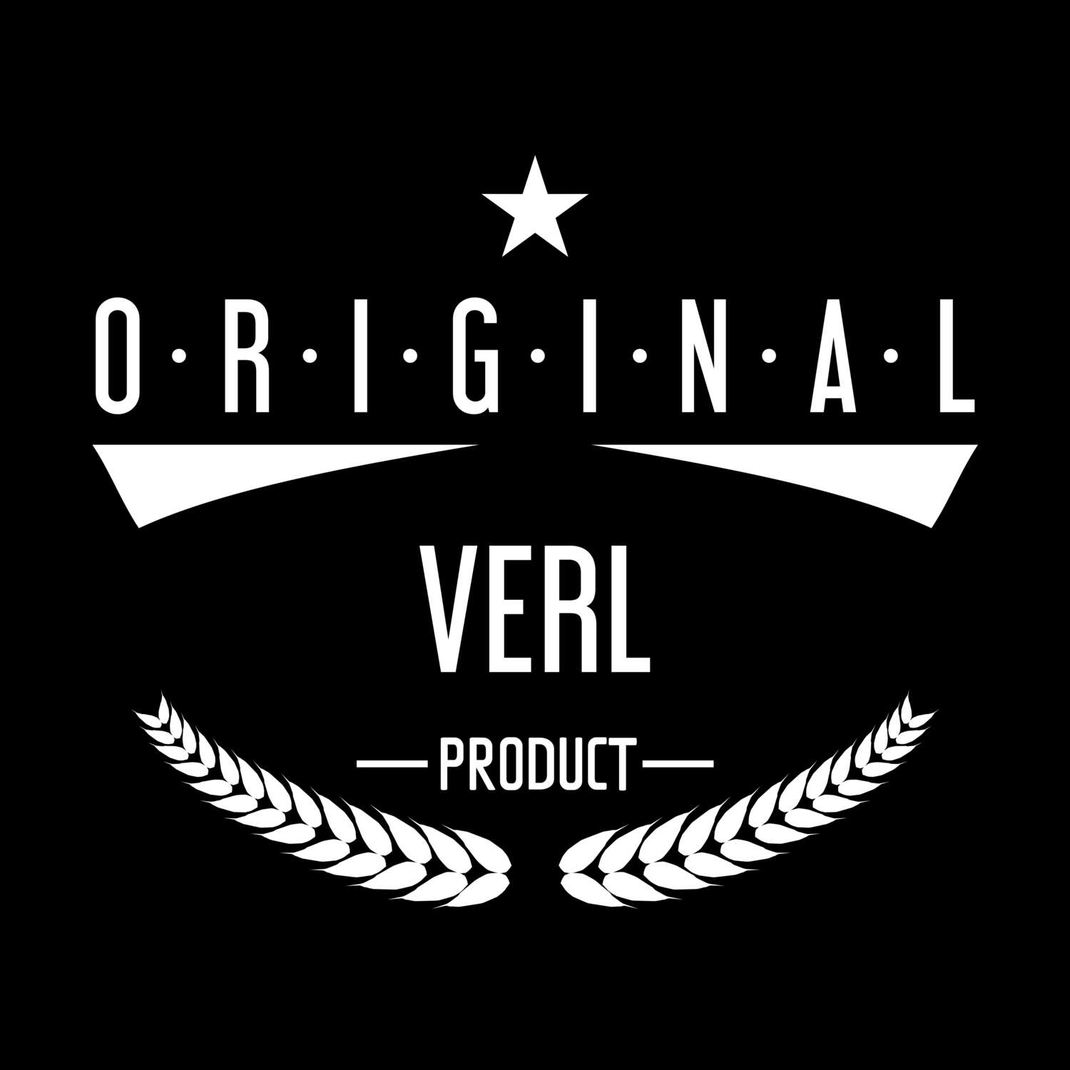 T-Shirt »Original Product« für den Ort »Verl«