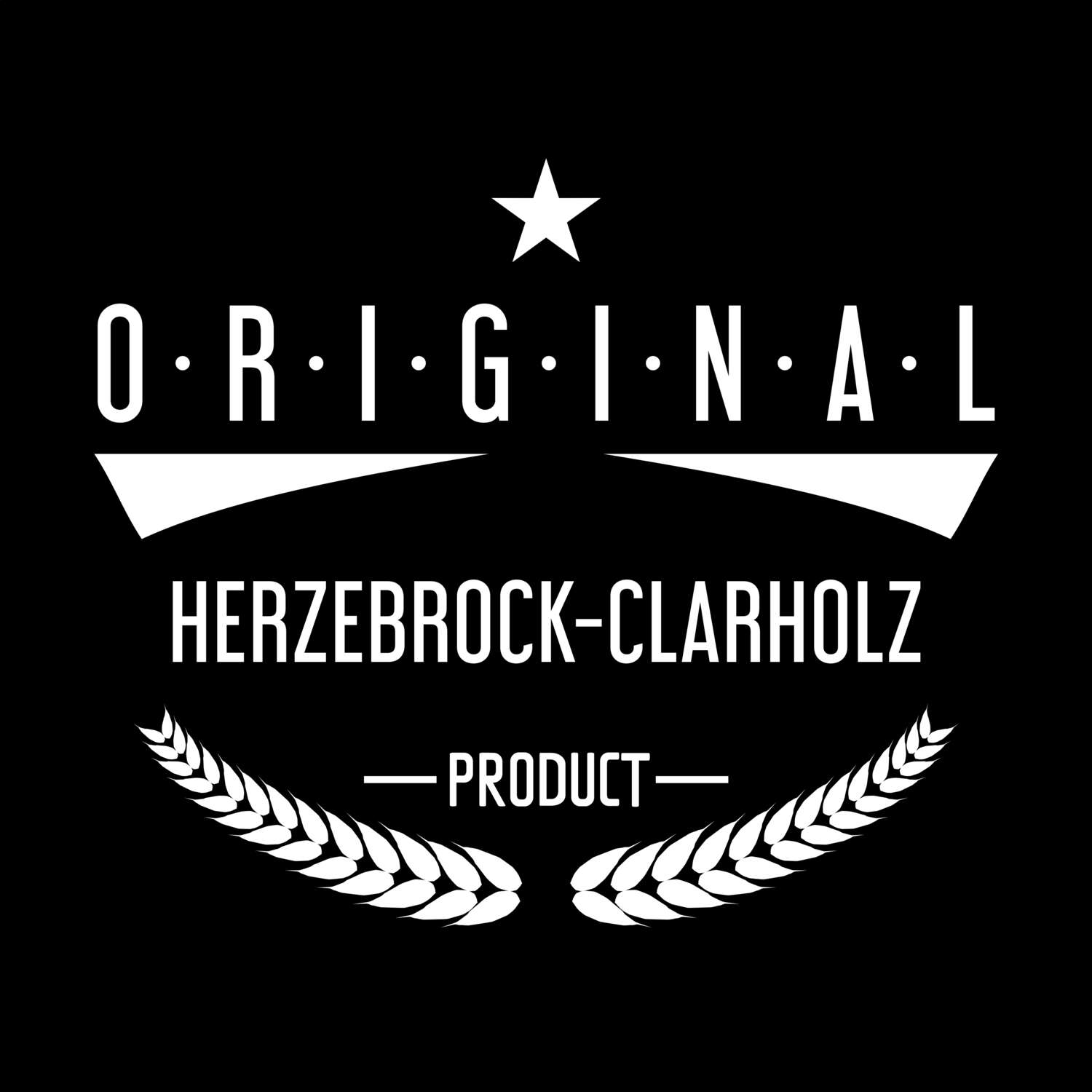 T-Shirt »Original Product« für den Ort »Herzebrock-Clarholz«