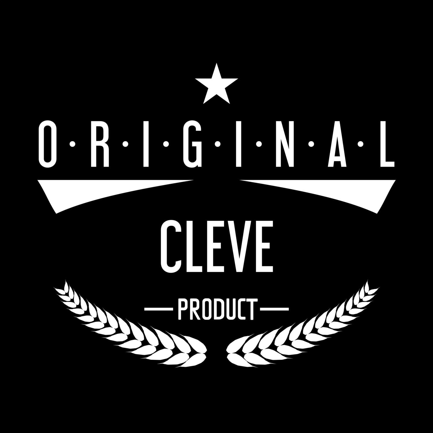 T-Shirt »Original Product« für den Ort »Cleve«