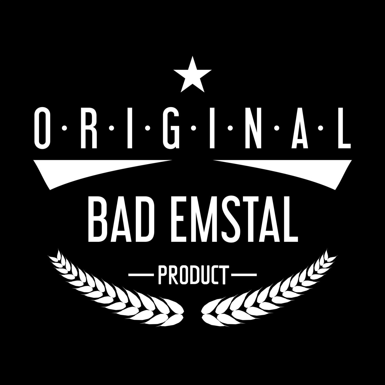 T-Shirt »Original Product« für den Ort »Bad Emstal«