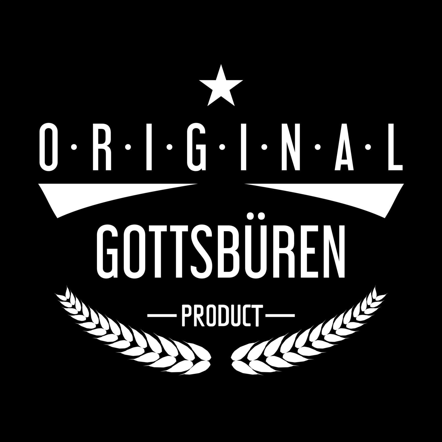 T-Shirt »Original Product« für den Ort »Gottsbüren«