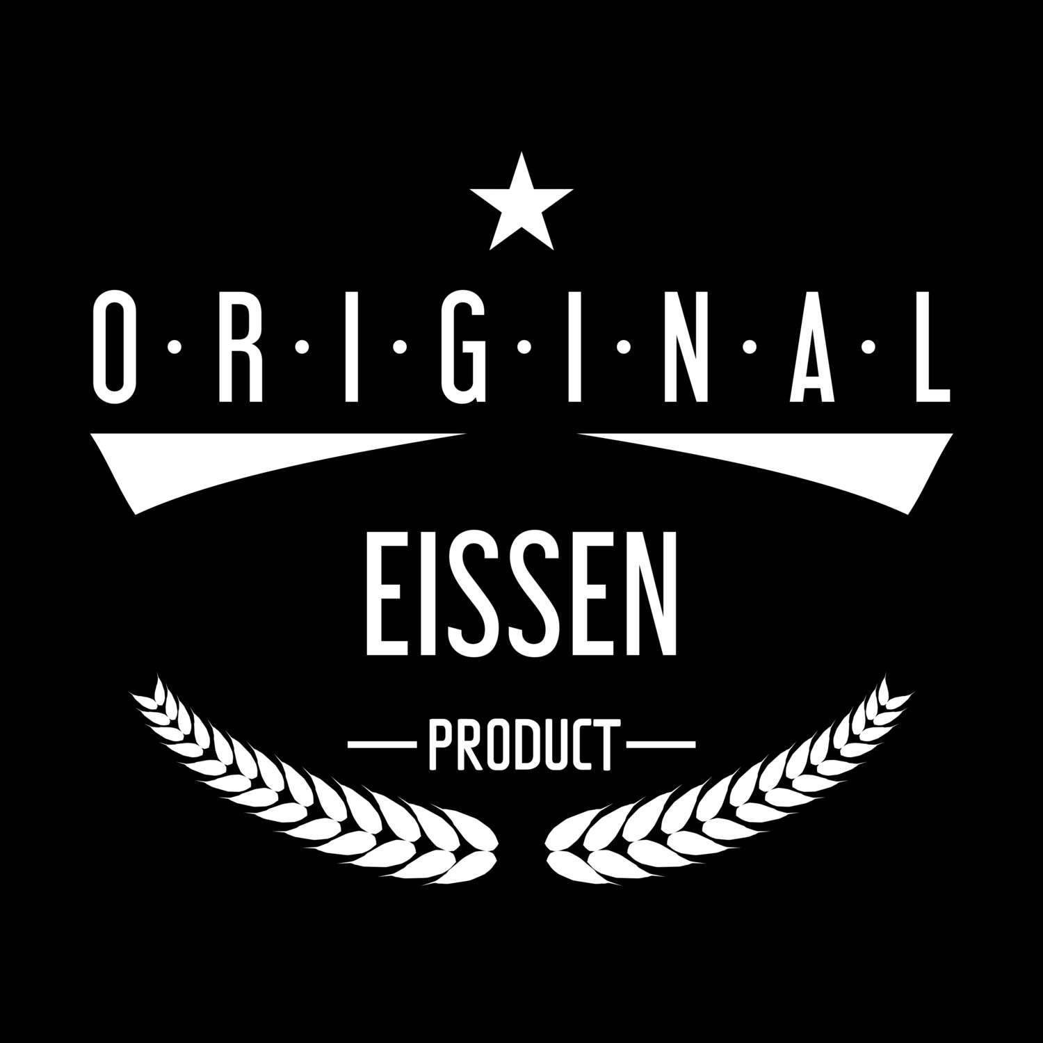 T-Shirt »Original Product« für den Ort »Eissen«