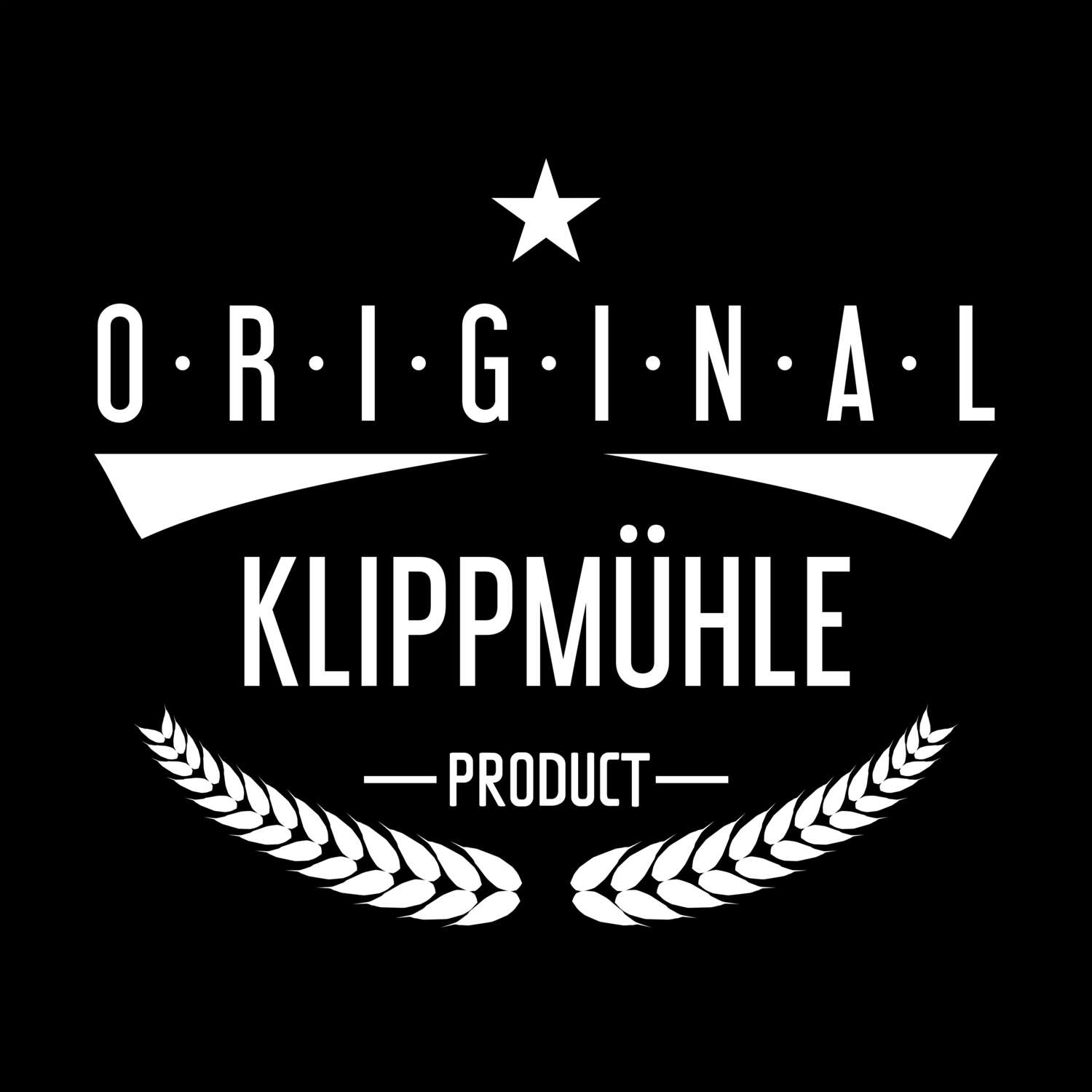 T-Shirt »Original Product« für den Ort »Klippmühle«