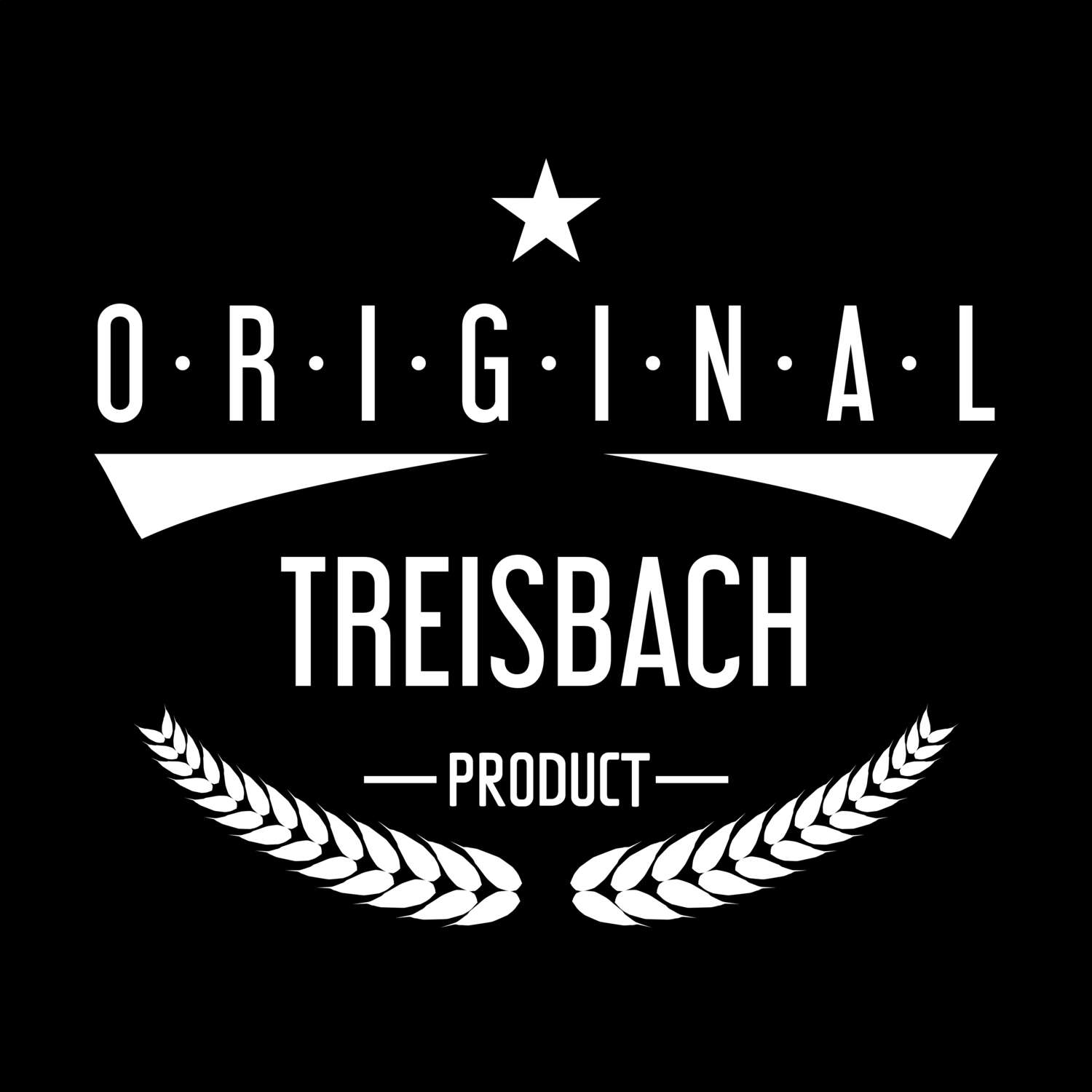 T-Shirt »Original Product« für den Ort »Treisbach«