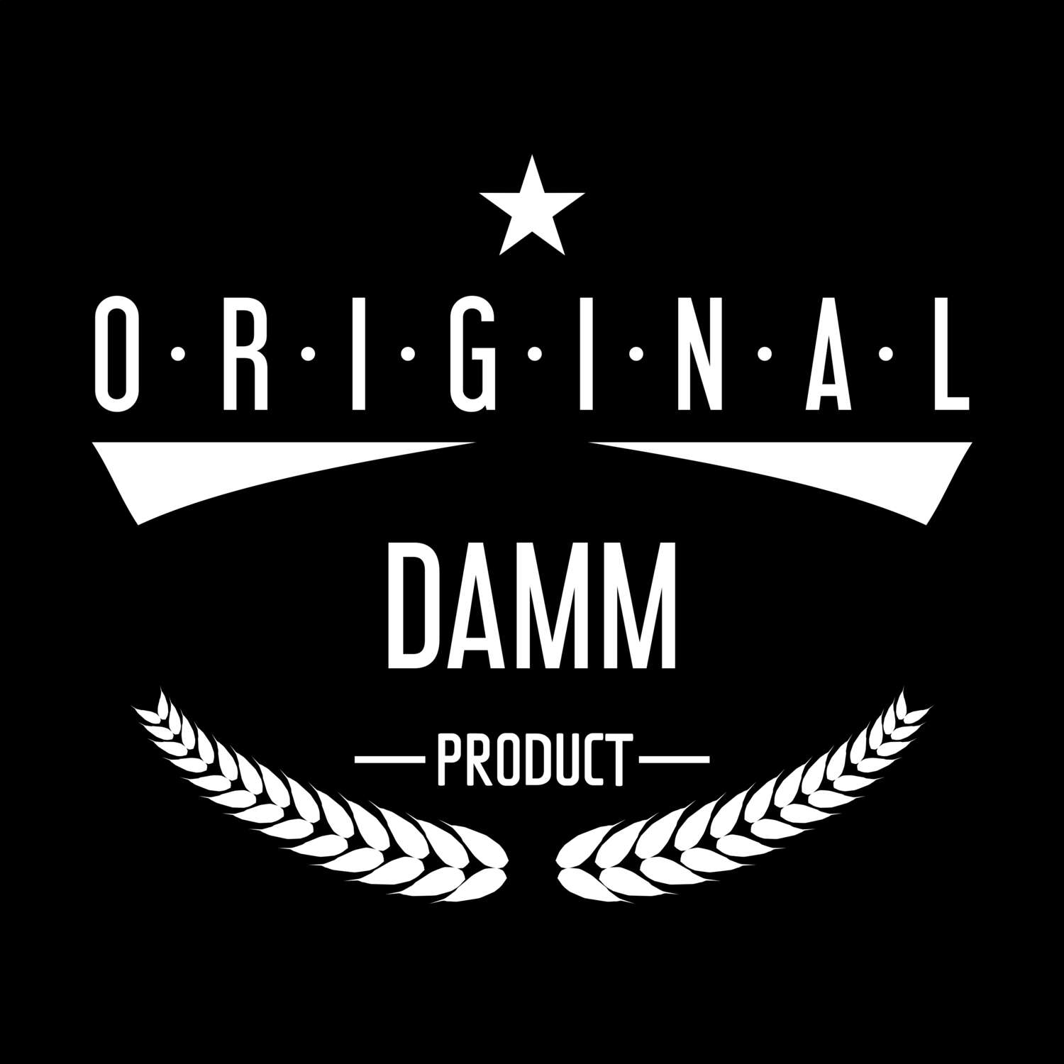 T-Shirt »Original Product« für den Ort »Damm«