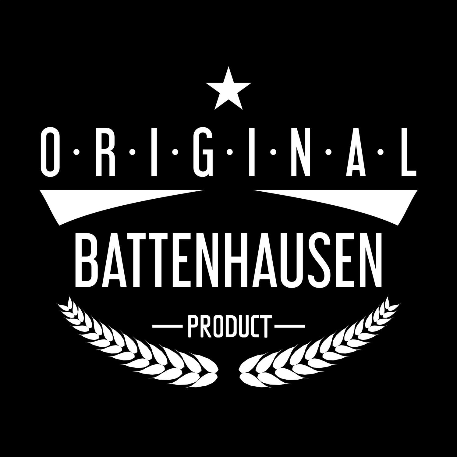 T-Shirt »Original Product« für den Ort »Battenhausen«