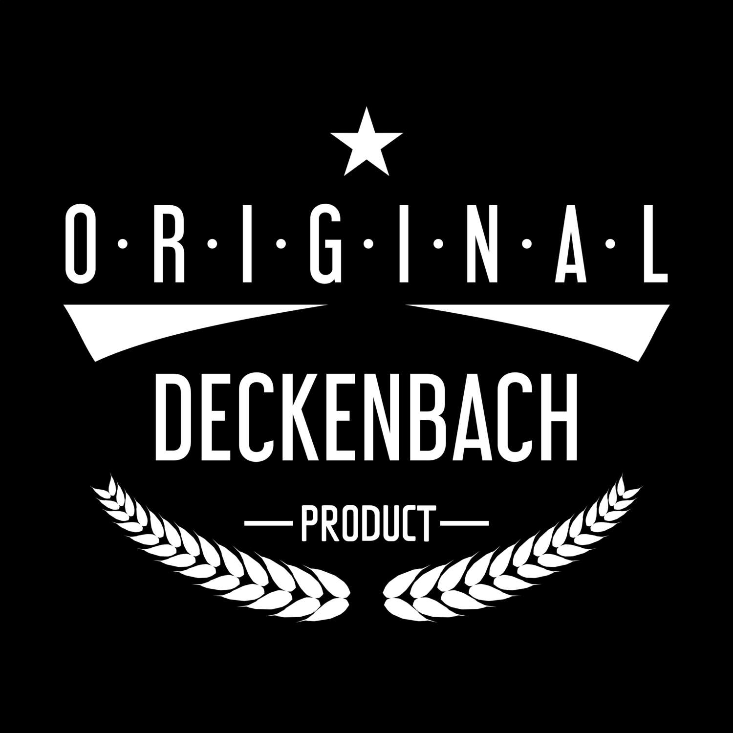 T-Shirt »Original Product« für den Ort »Deckenbach«