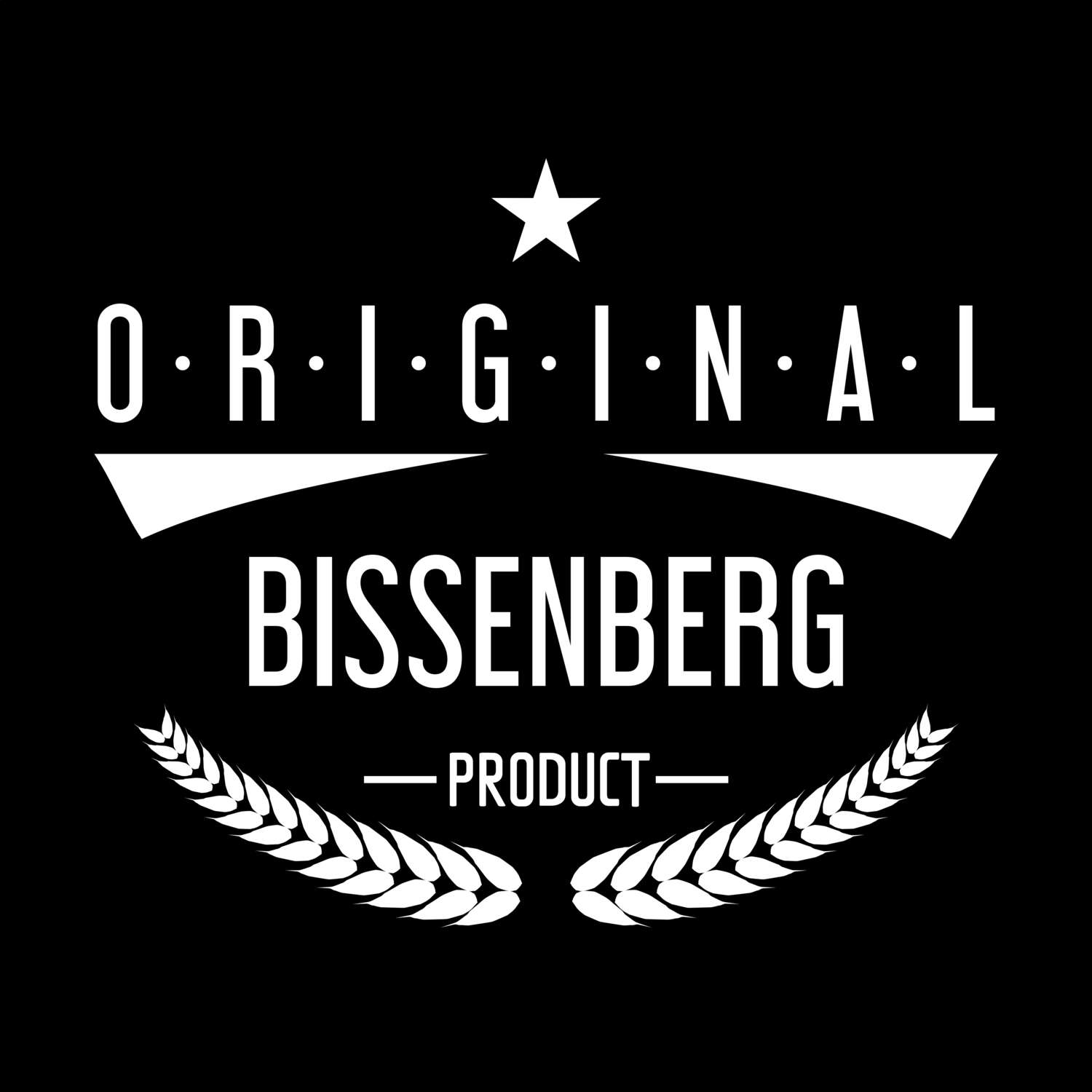 T-Shirt »Original Product« für den Ort »Bissenberg«