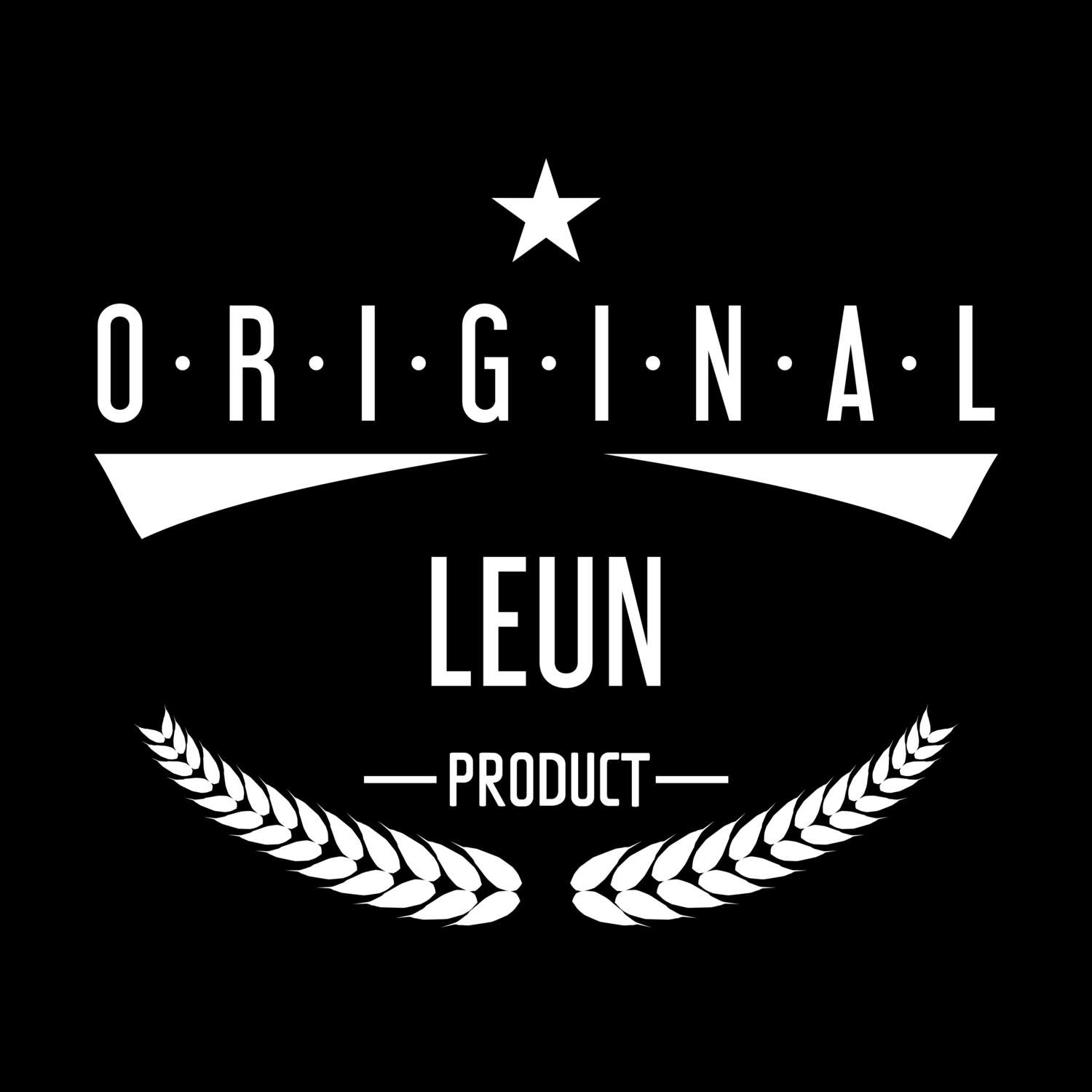 T-Shirt »Original Product« für den Ort »Leun«