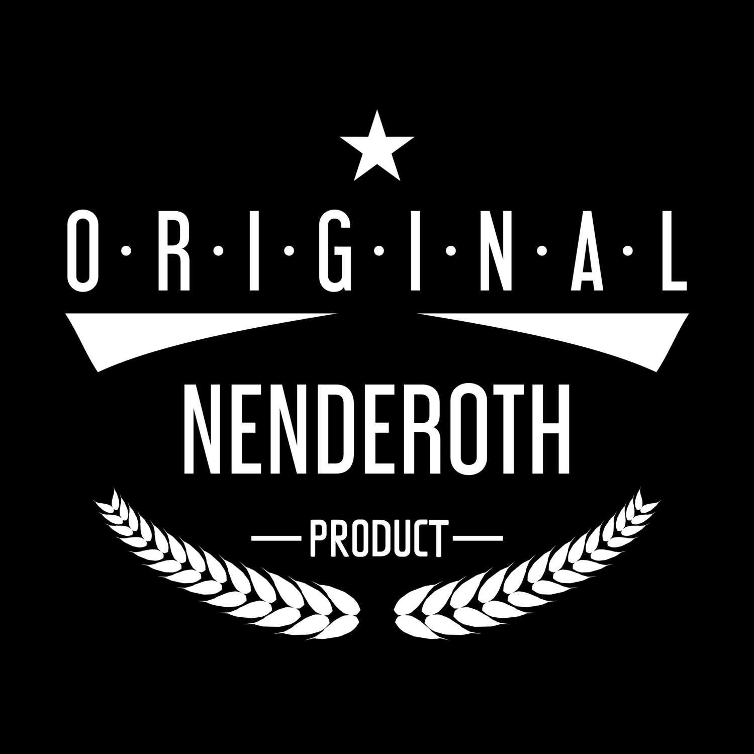 T-Shirt »Original Product« für den Ort »Nenderoth«