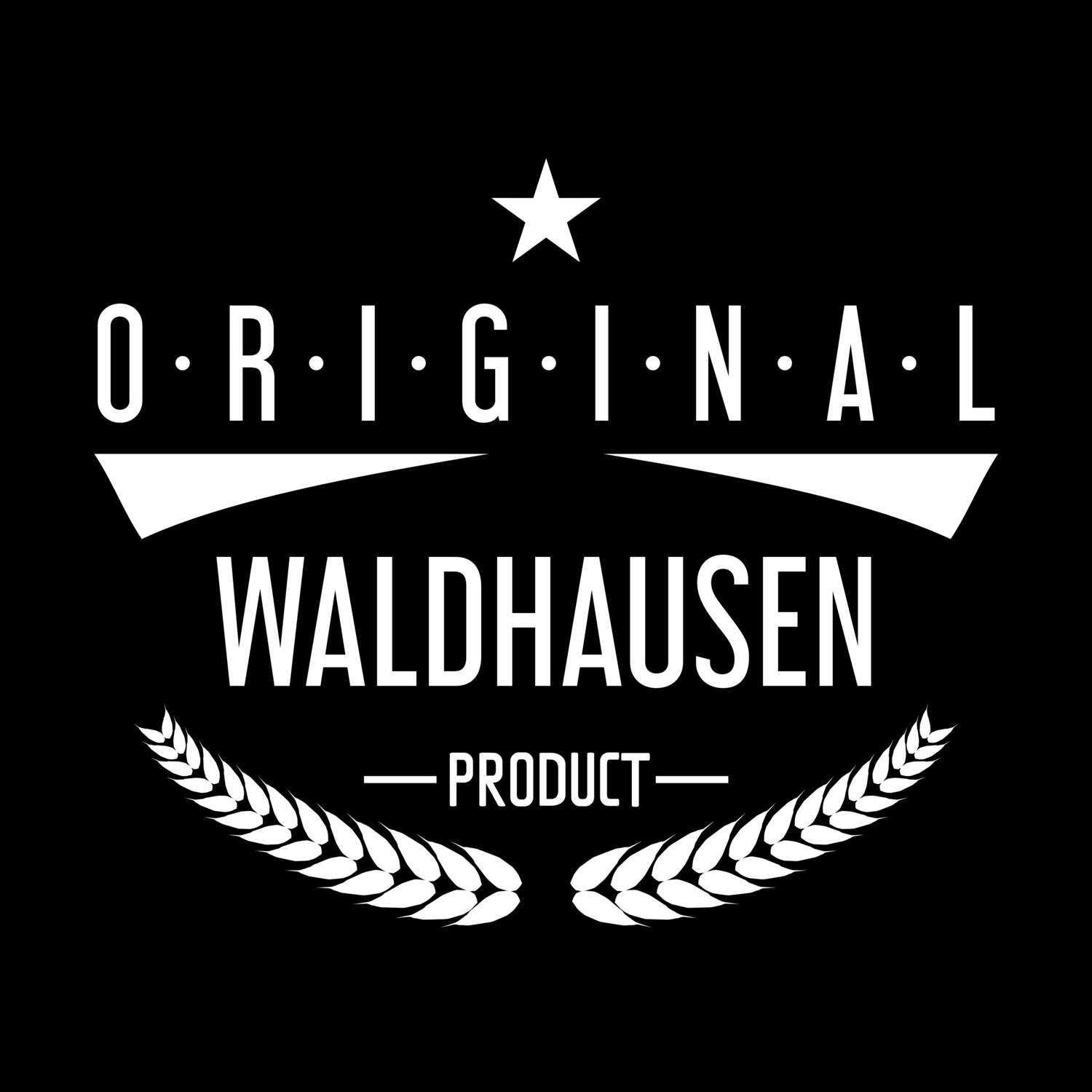 T-Shirt »Original Product« für den Ort »Waldhausen«