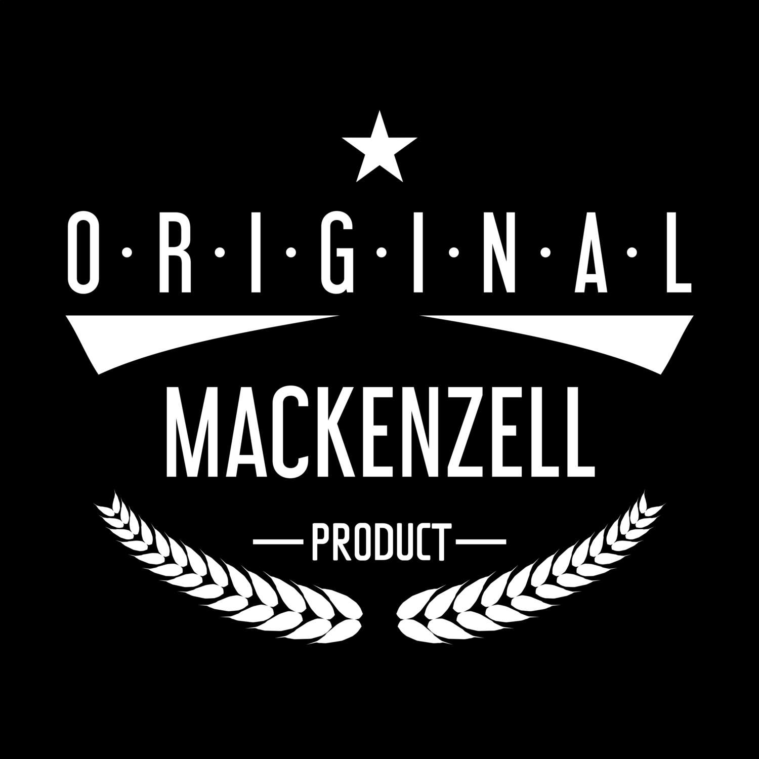 T-Shirt »Original Product« für den Ort »Mackenzell«