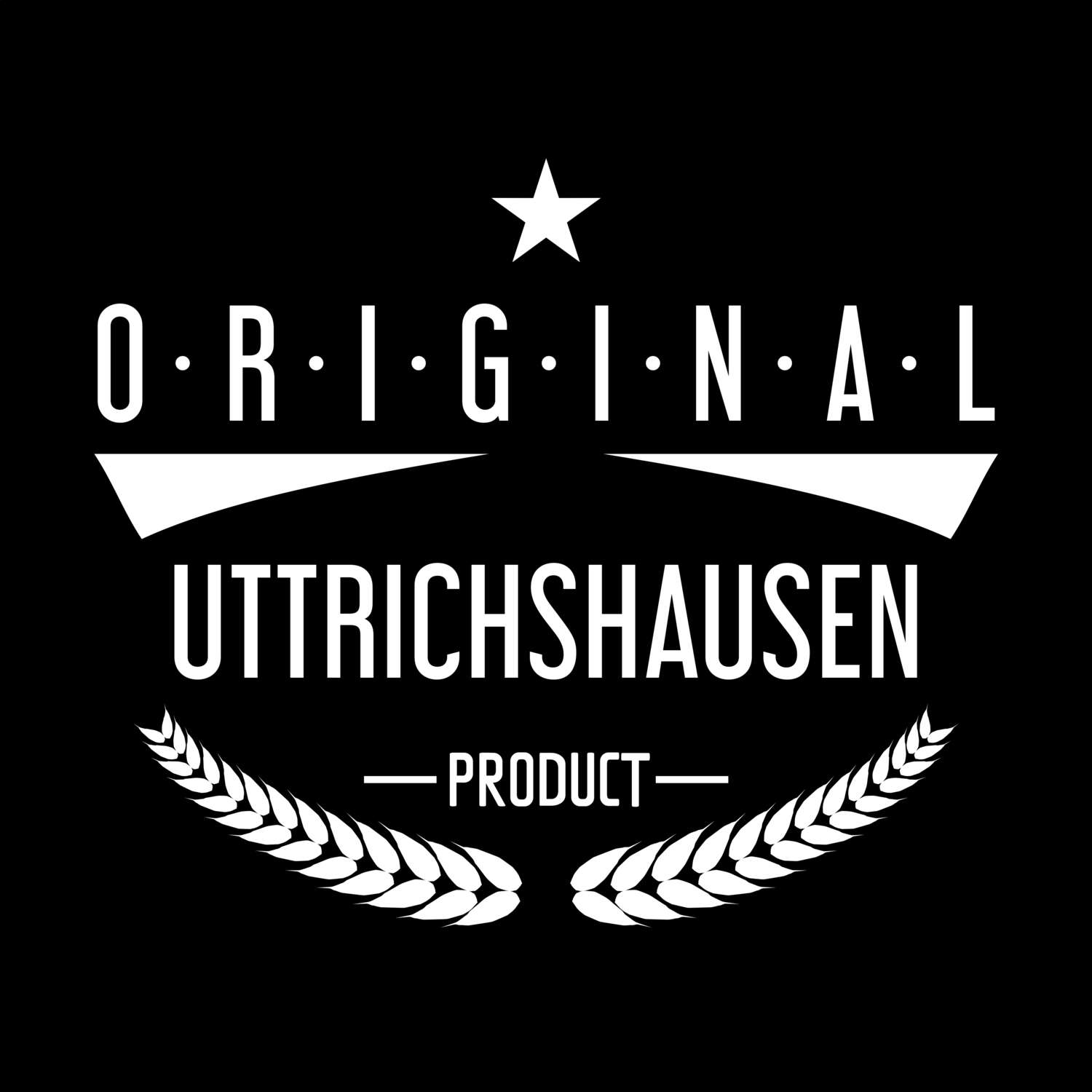 T-Shirt »Original Product« für den Ort »Uttrichshausen«