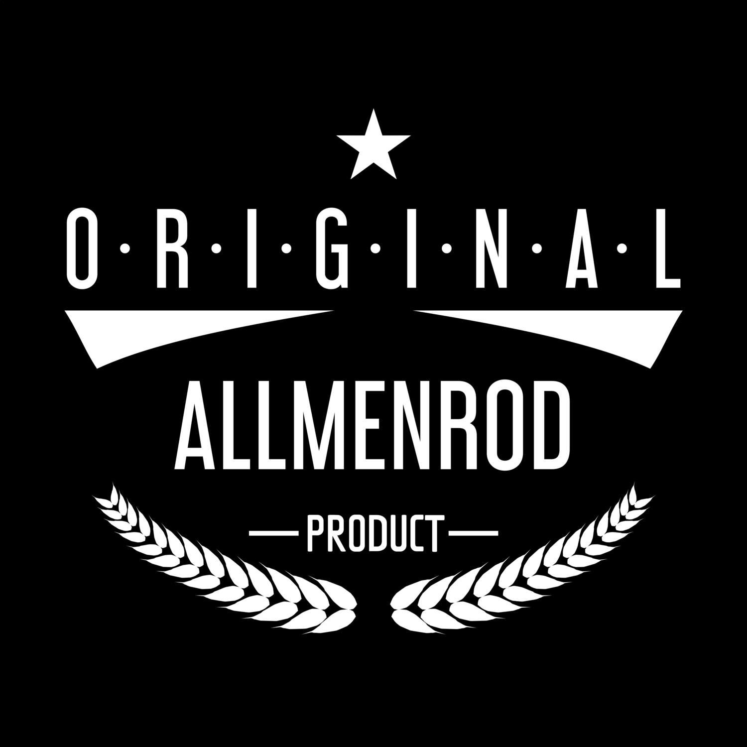 T-Shirt »Original Product« für den Ort »Allmenrod«