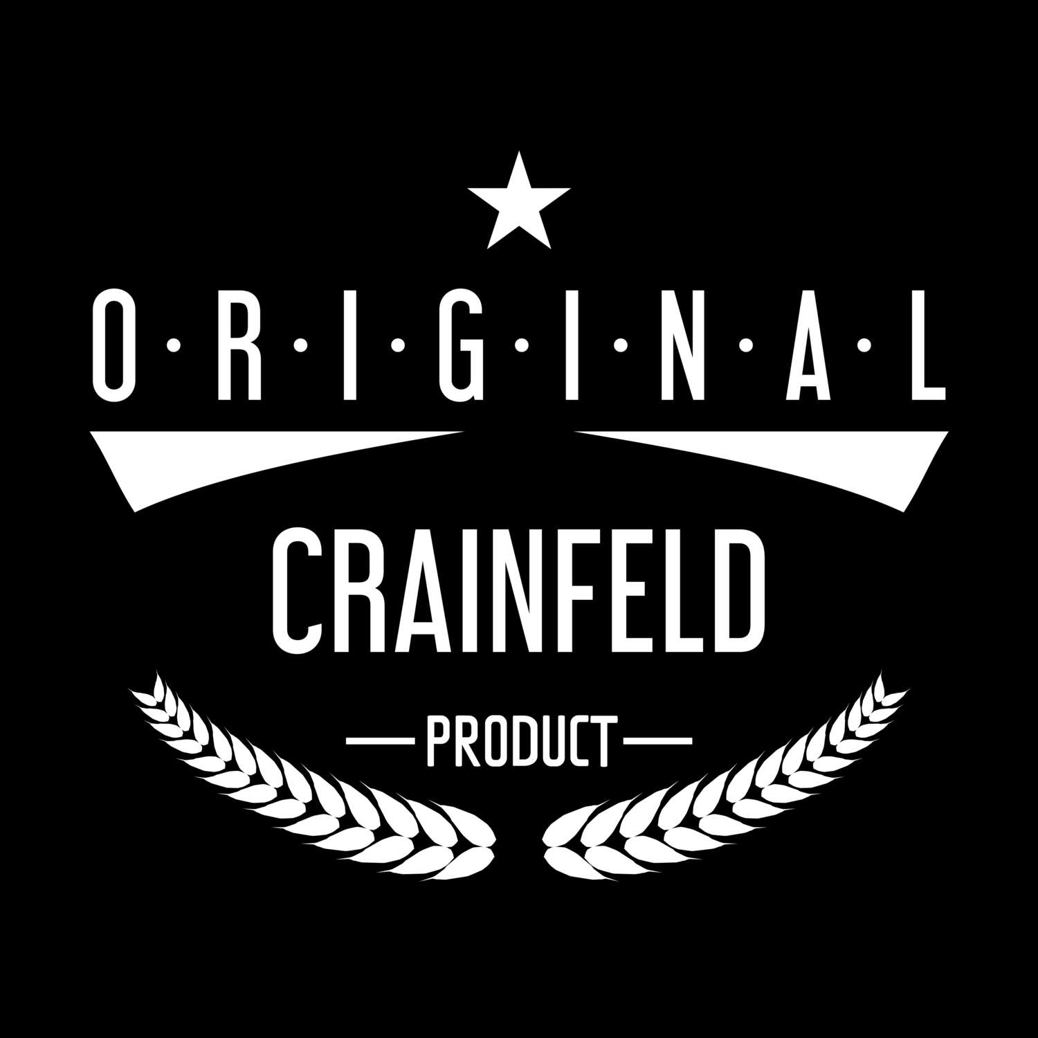 T-Shirt »Original Product« für den Ort »Crainfeld«