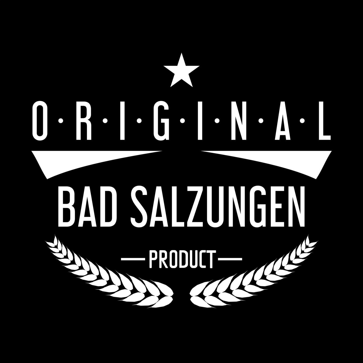 T-Shirt »Original Product« für den Ort »Bad Salzungen«