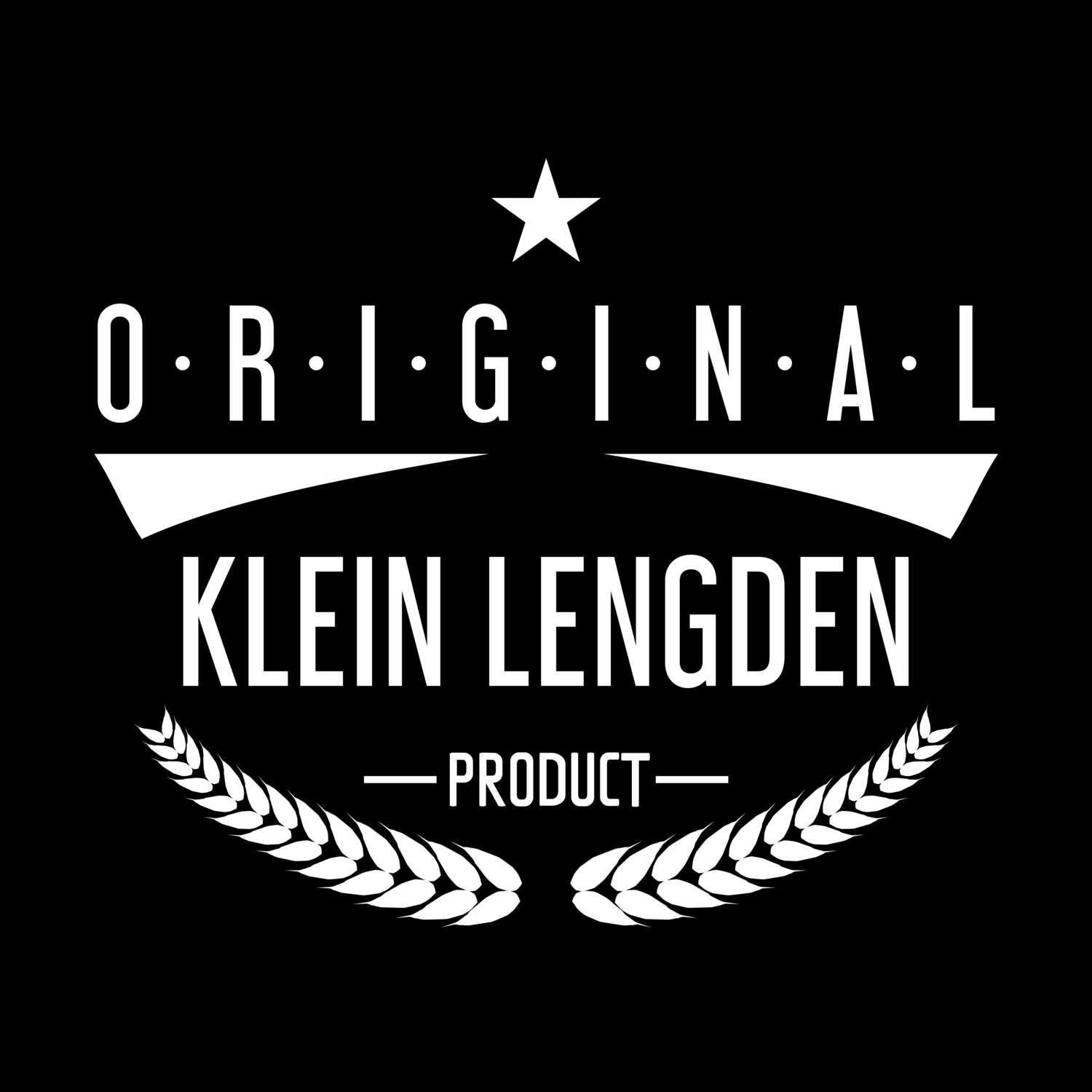 T-Shirt »Original Product« für den Ort »Klein Lengden«