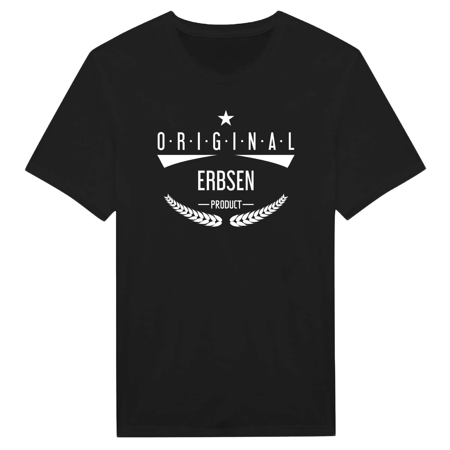 T-Shirt »Original Product« für den Ort »Erbsen«