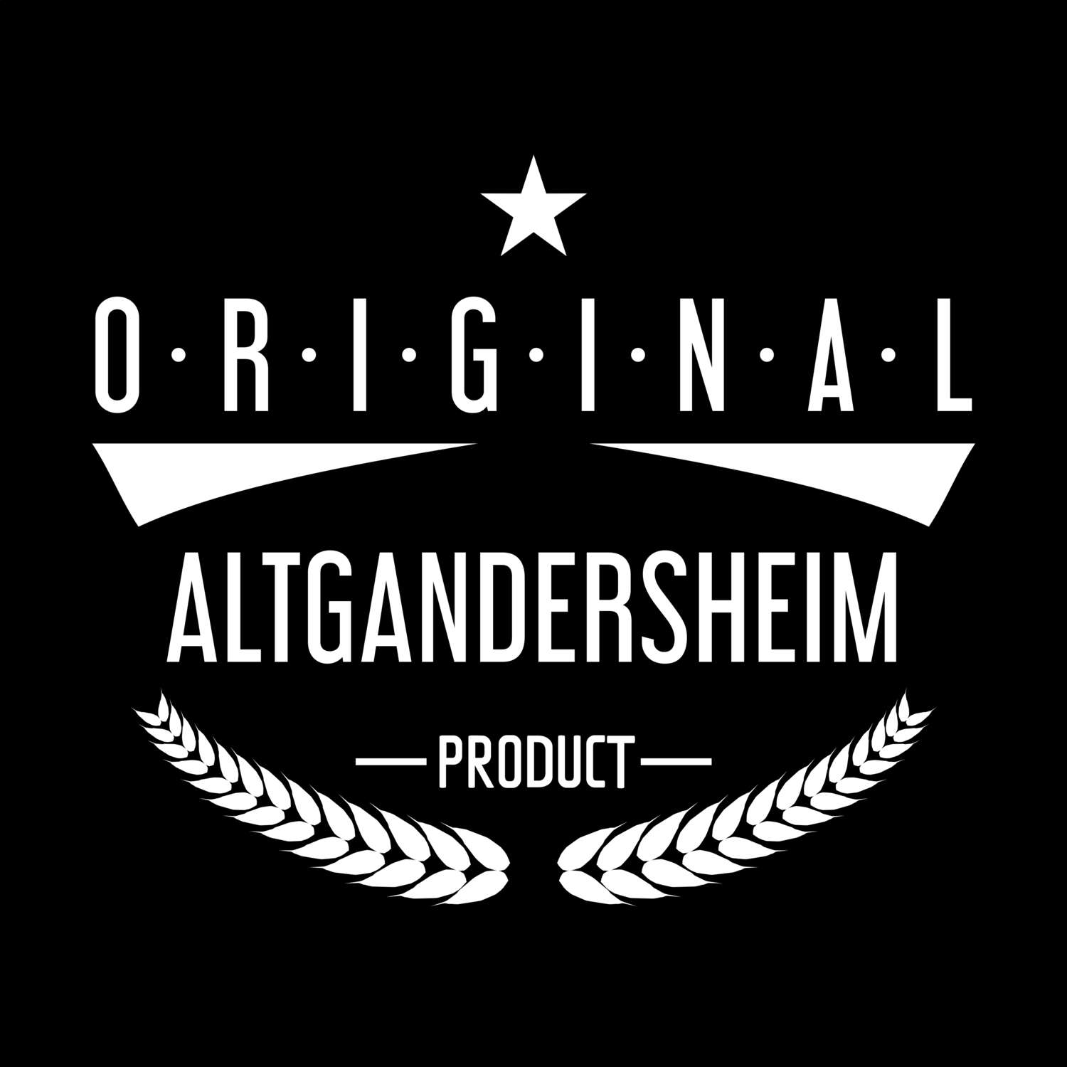 T-Shirt »Original Product« für den Ort »Altgandersheim«