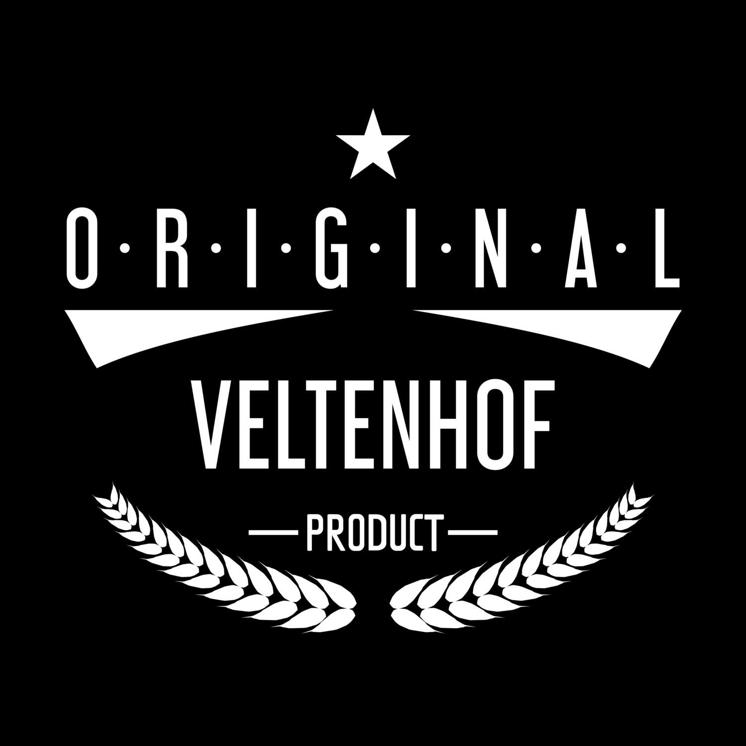 T-Shirt »Original Product« für den Ort »Veltenhof«