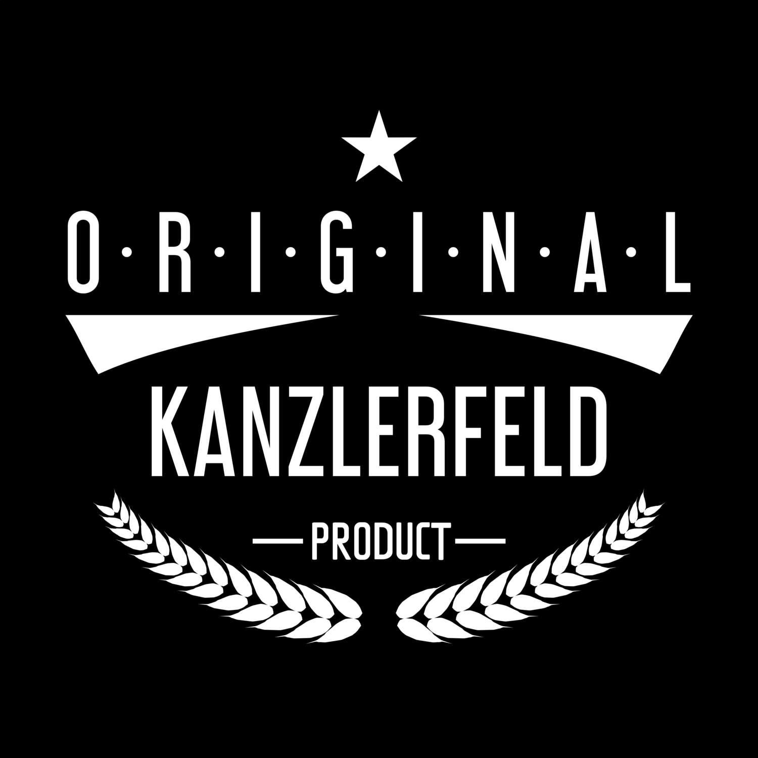 T-Shirt »Original Product« für den Ort »Kanzlerfeld«