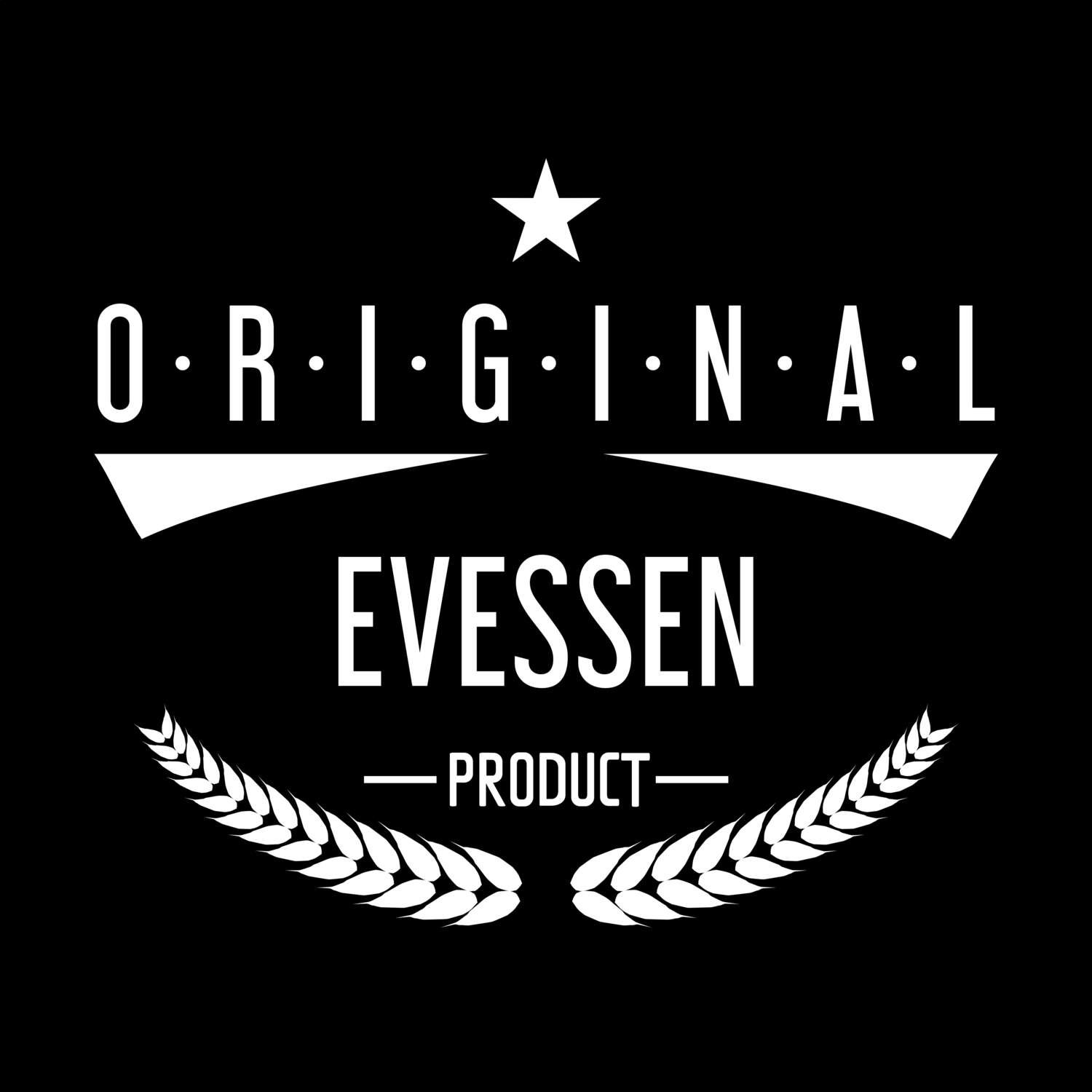 T-Shirt »Original Product« für den Ort »Evessen«