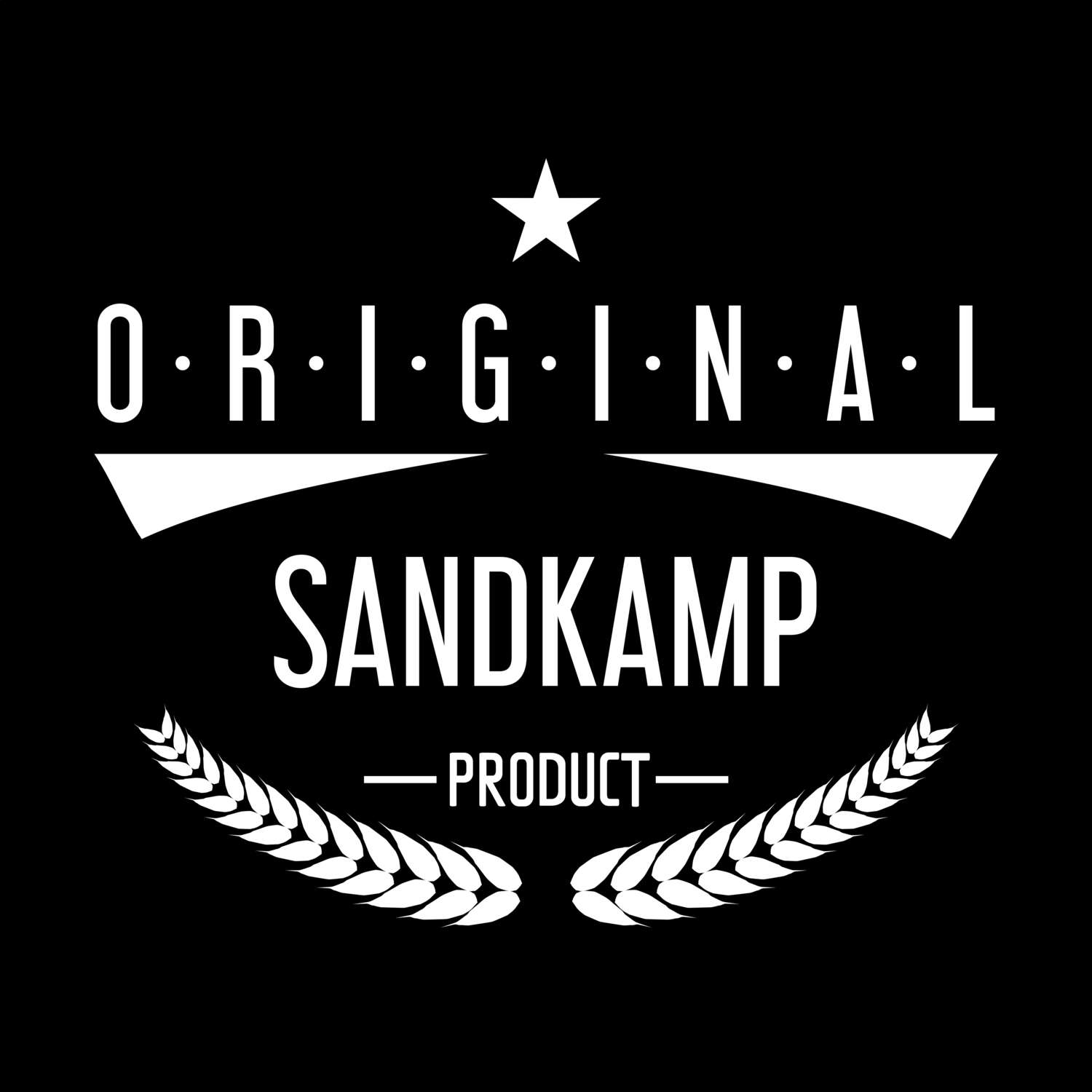 T-Shirt »Original Product« für den Ort »Sandkamp«