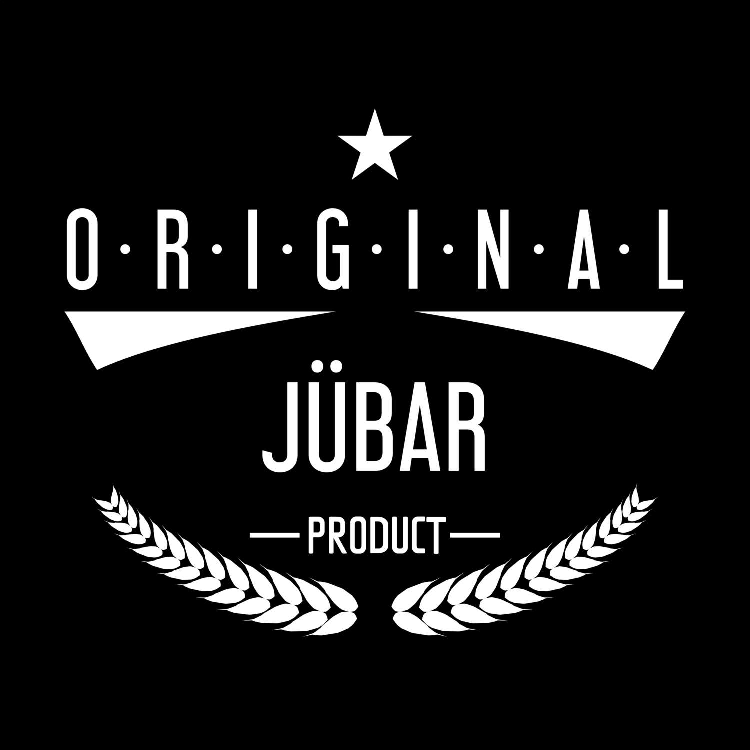 T-Shirt »Original Product« für den Ort »Jübar«